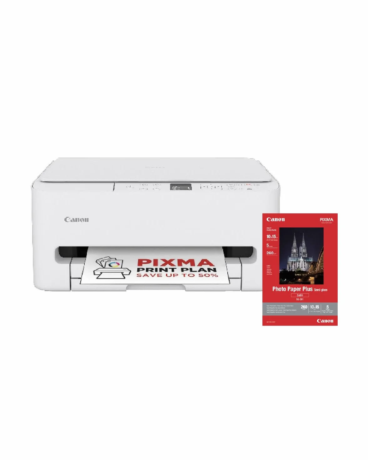 Canon PIXMA TS6550i Imprimante Jet d'Encre Multifonction Wi-Fi Recto Verso A4 10x15cm