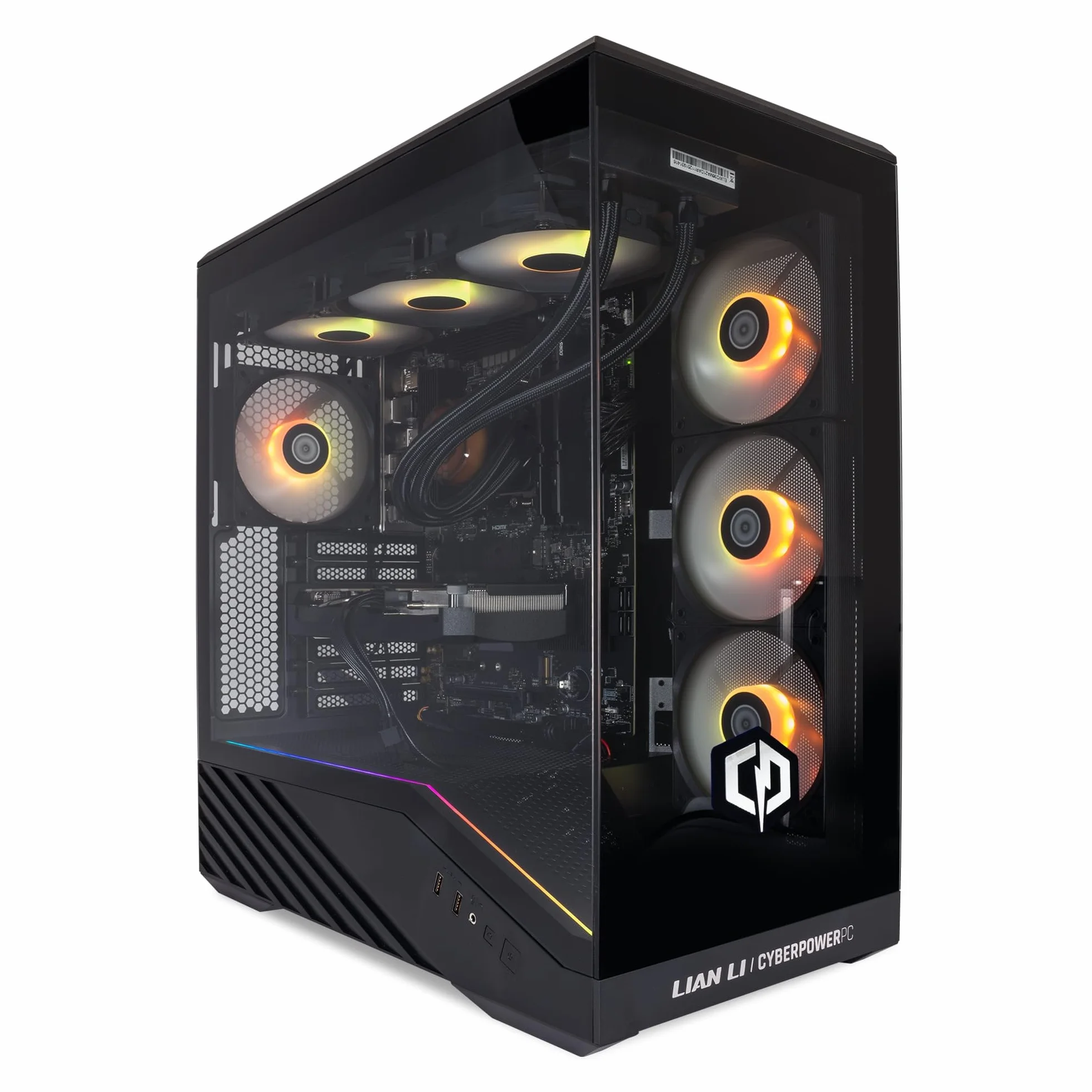 CyberpowerPC Luxe Gaming PC AMD Ryzen 7 9800X3D RTX 5070 Ti 32GB RAM 1TB NVMe SSD 750W PSU Windows 11 Liquid Cooling