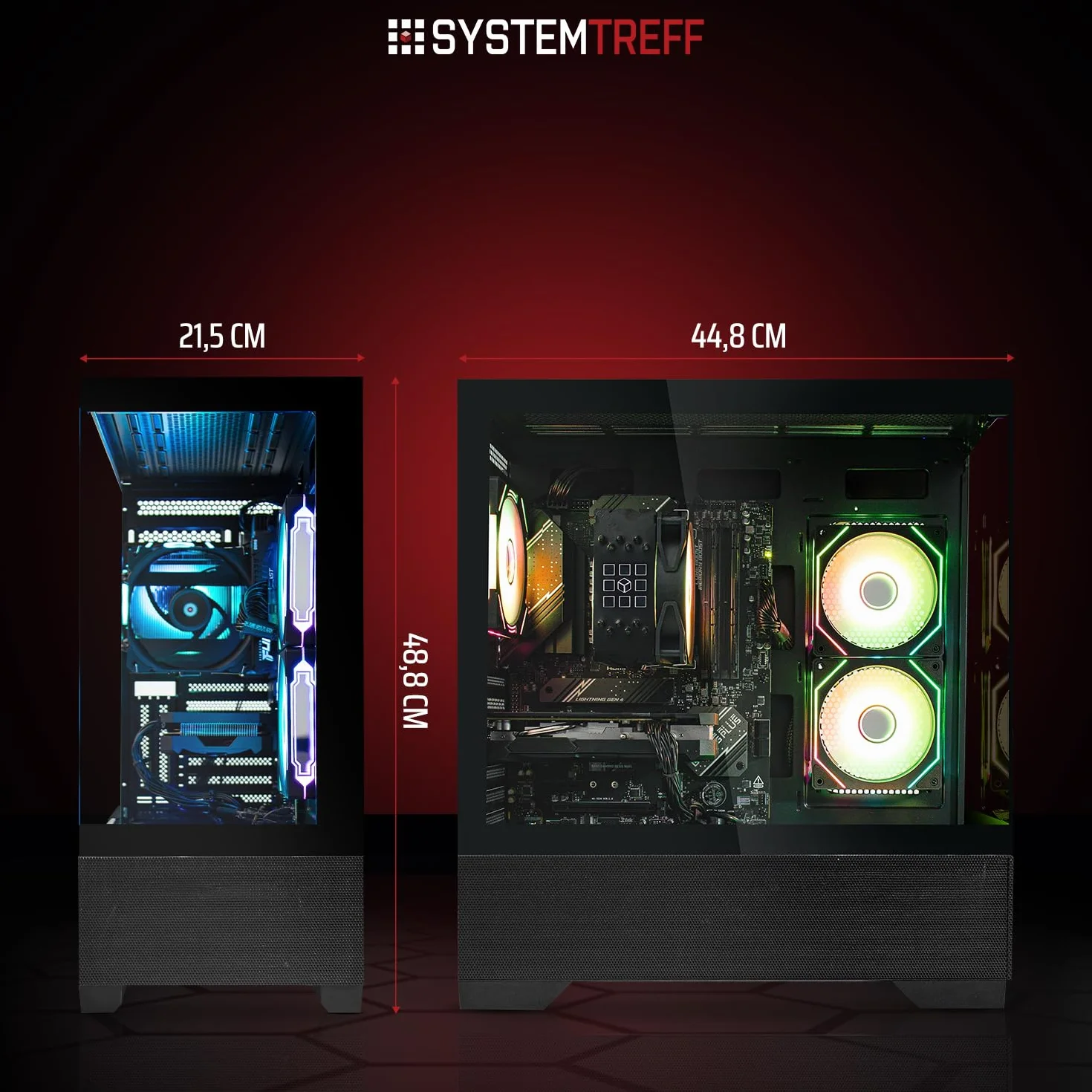 PC Gamer AMD Ryzen 7 9700X 8x5.5GHz Radeon RX 9060 XT 16Go DX12 1To M.2 NVMe 32Go DDR5 RAM Windows 11 Ordinateur de Bureau WLAN