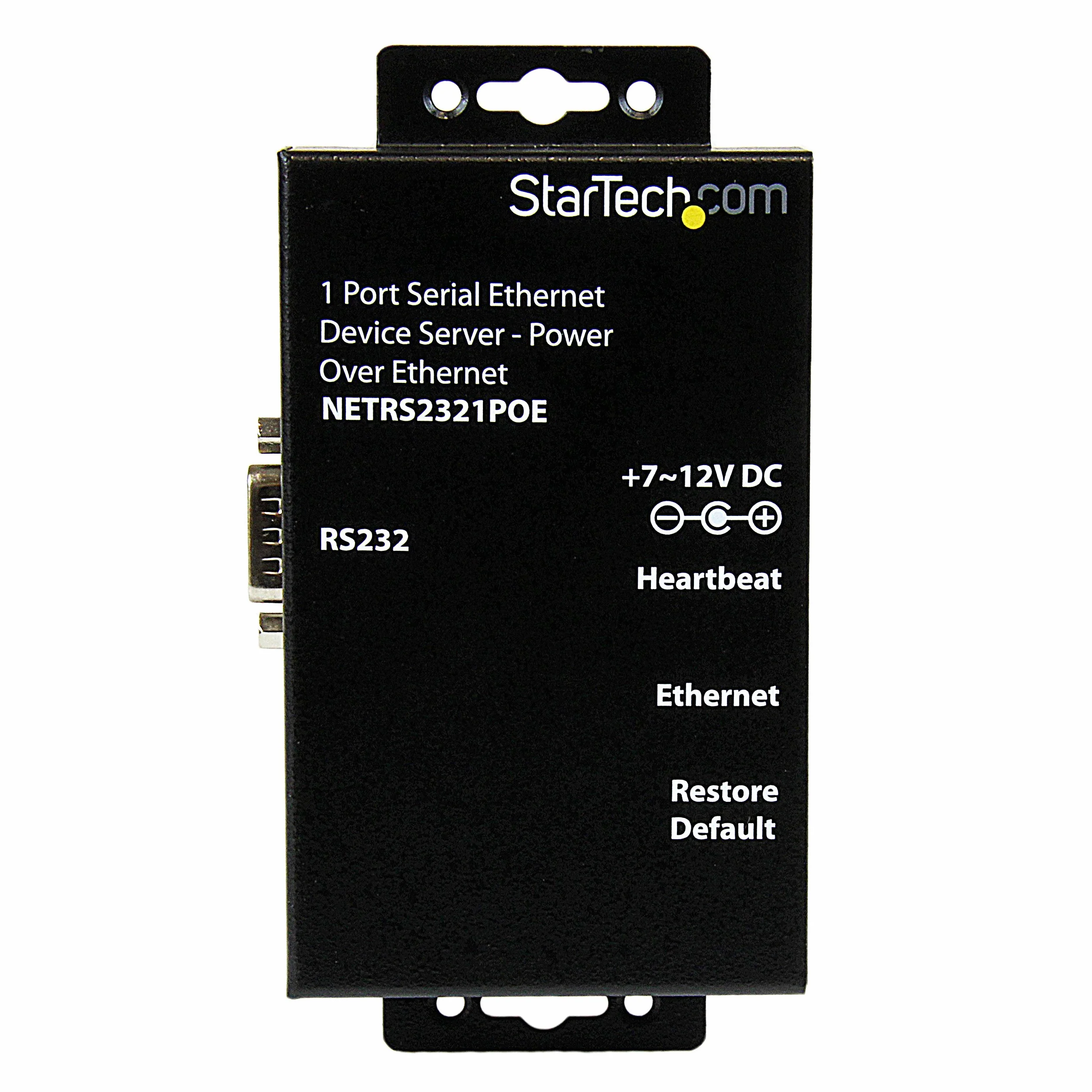 StarTech.com Serwer szeregowy 1 port RS232 IP Ethernet PoE NETRS2321POE