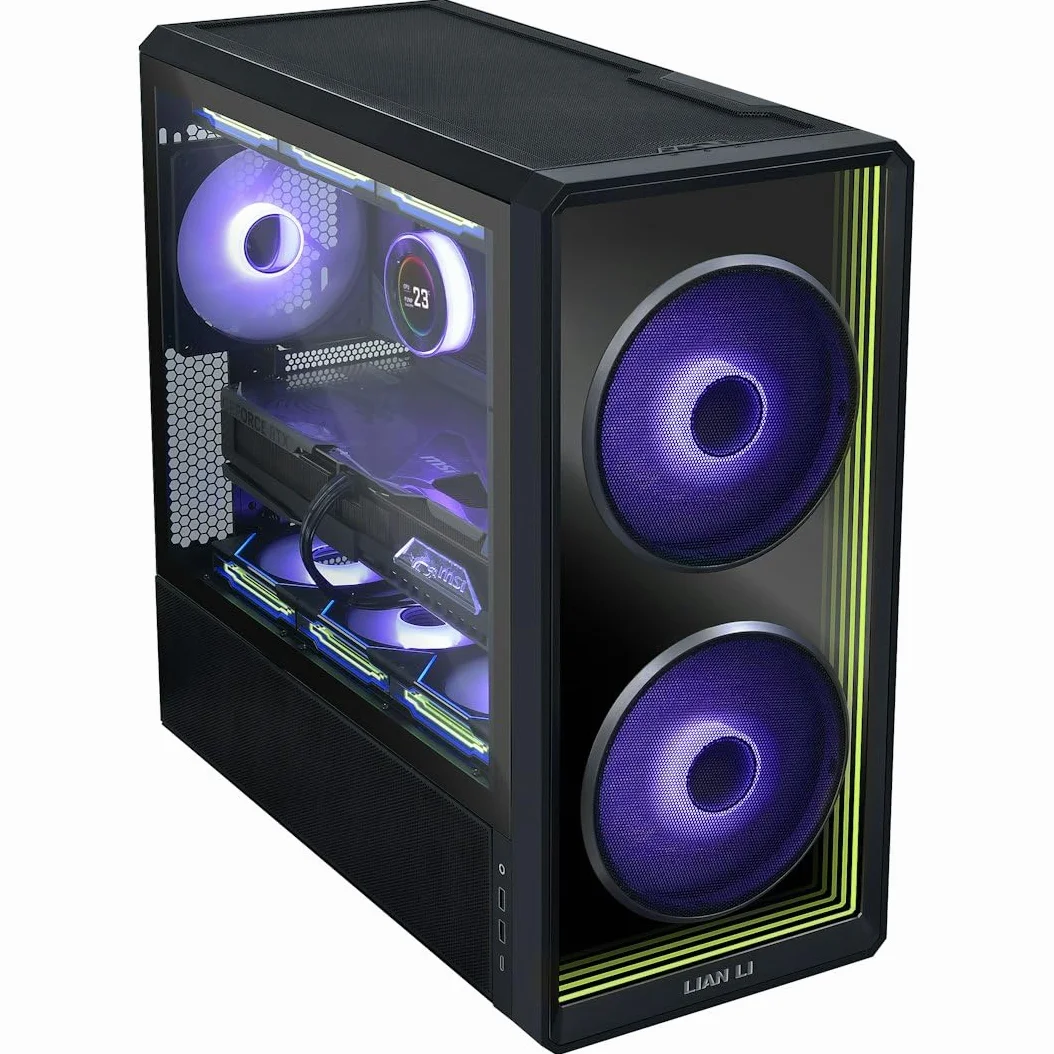 Lian Li LANCOOL 217 INF PC-Gehäuse Midi-Tower Tempered Glass RGB schwarz