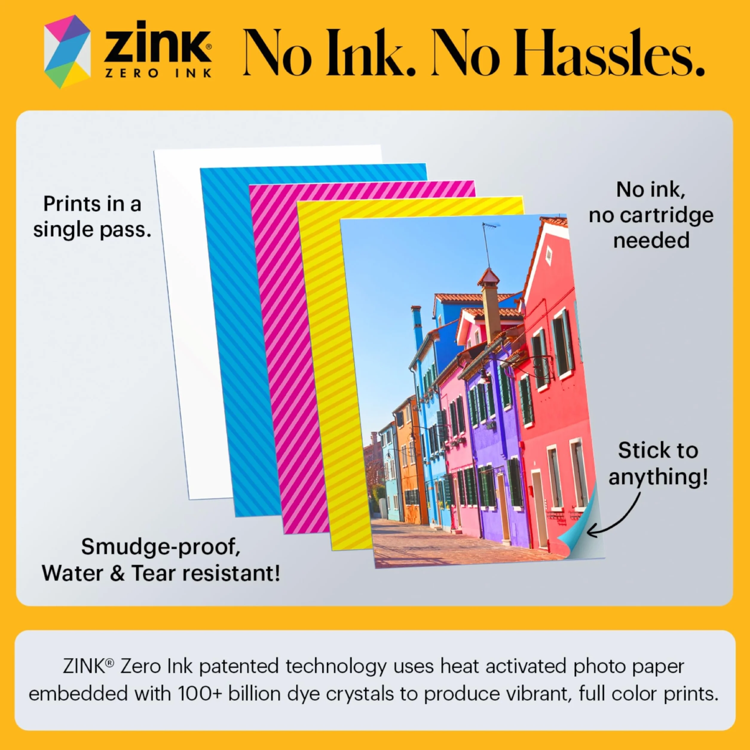 KODAK Step Imprimante photo mobile sans fil Zinc Rose Kit de voyage