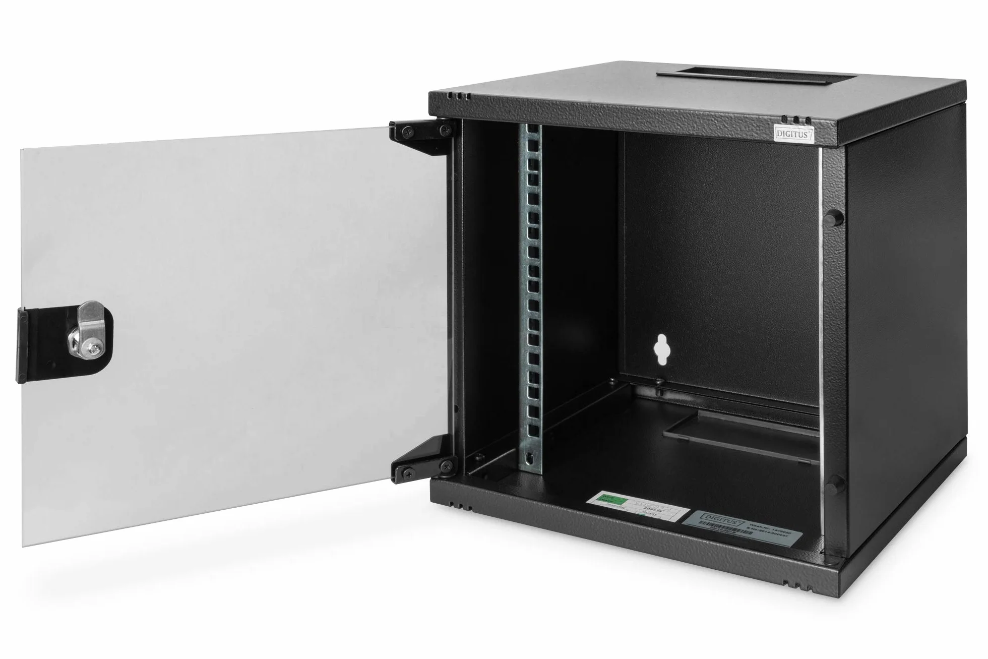 DIGITUS Armoire réseau 10 pouces 6U Montage mural 330x312x300mm Noir