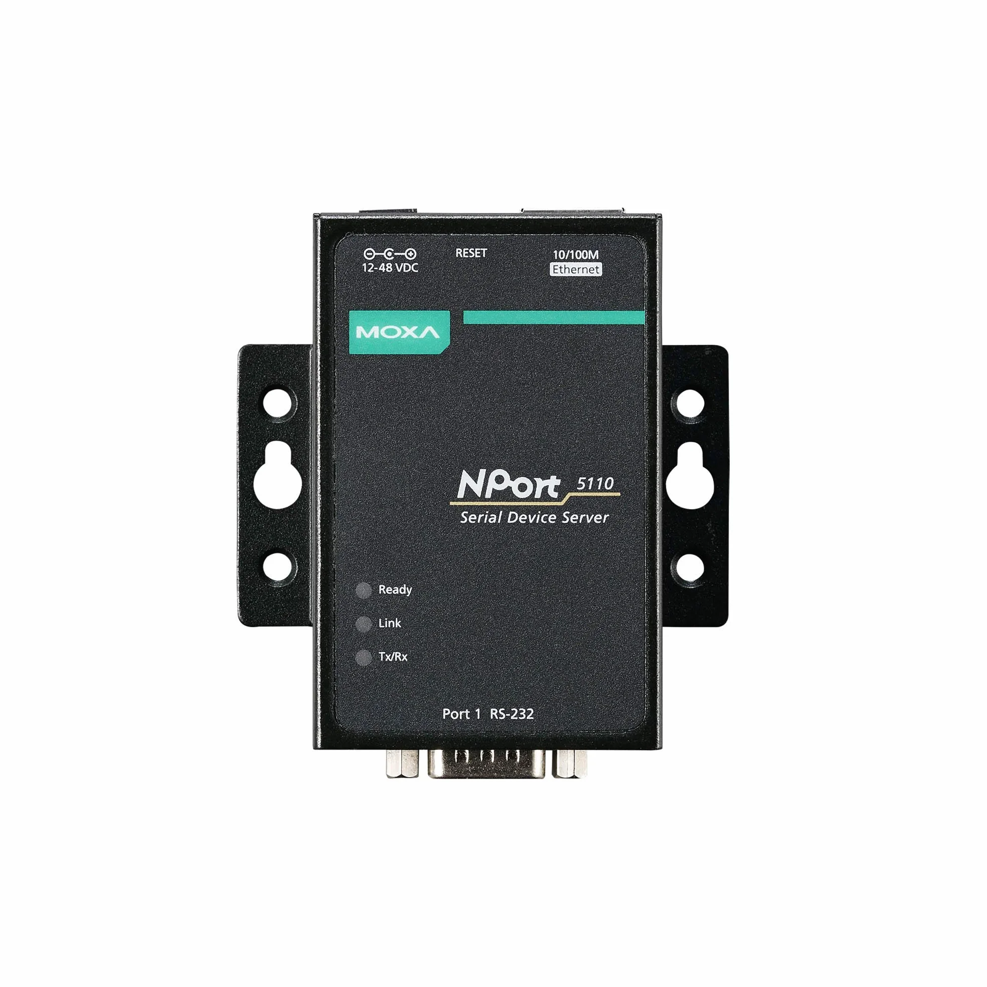 MOXA NPort 5110 Serial Device Server RS232 DB9 Ethernet 10/100