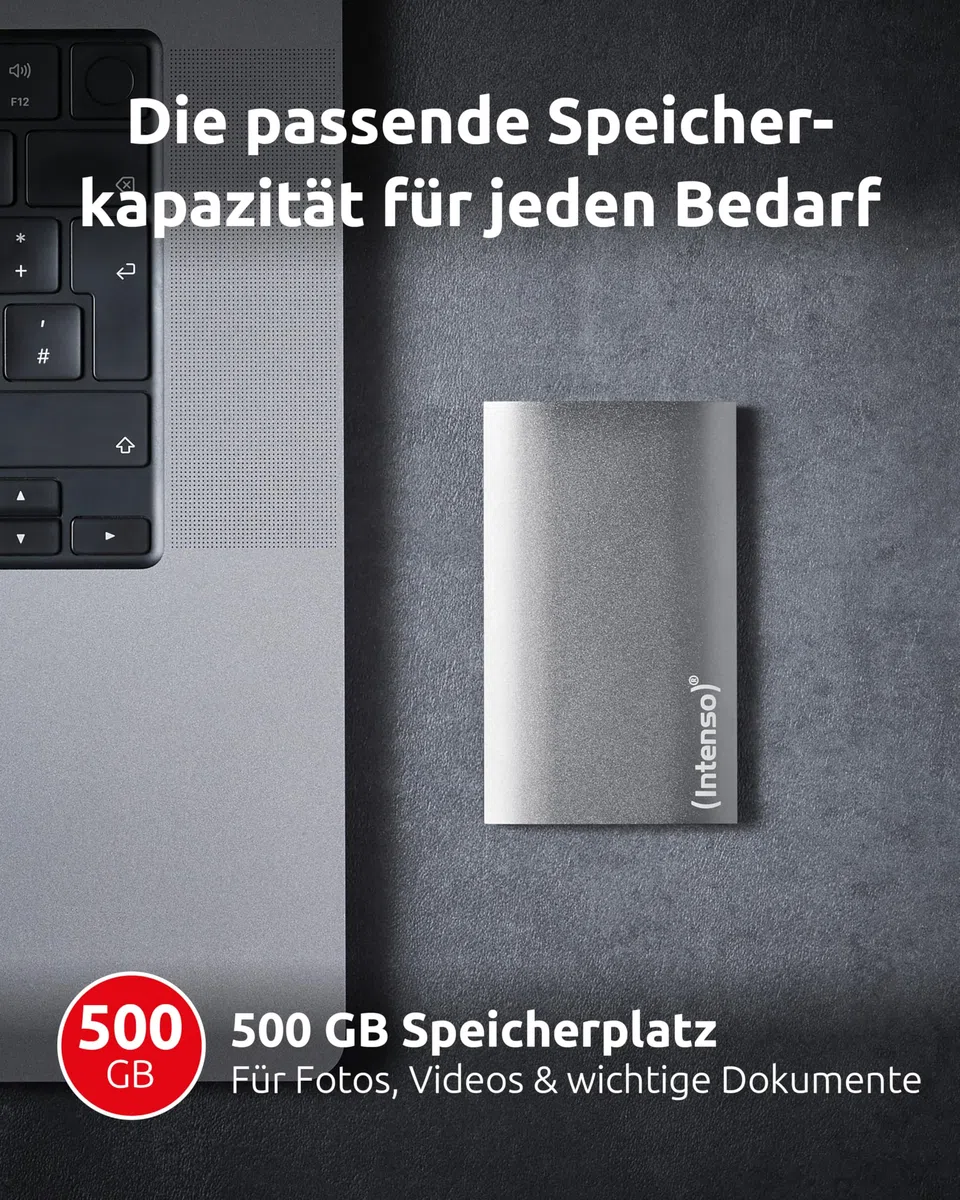 Intenso Disque SSD Externe Premium 512 Go USB 3.0 Anthracite