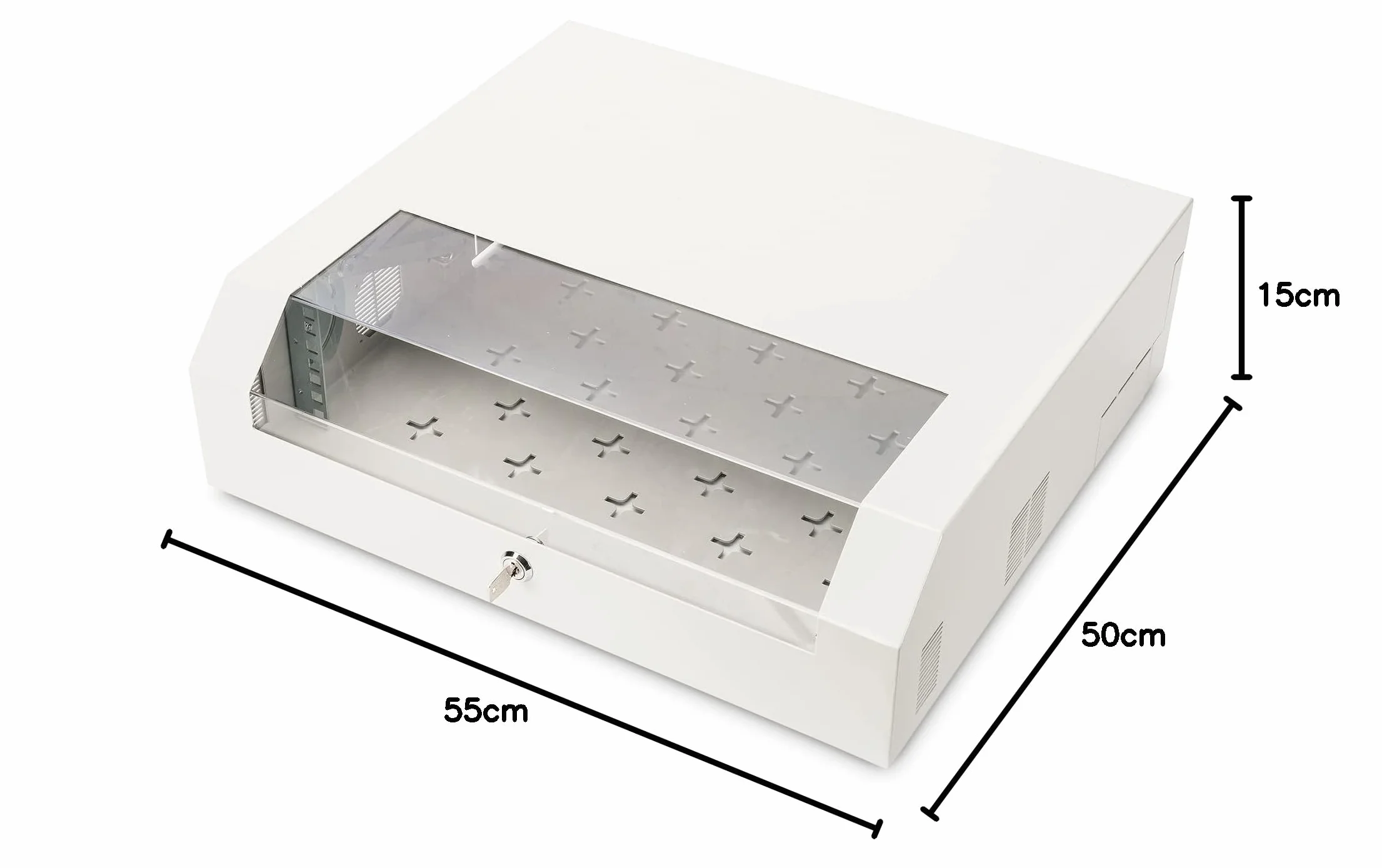 Digitus DN-19 04U-PB étagère 3U Rack monté sur Le Mur Gris