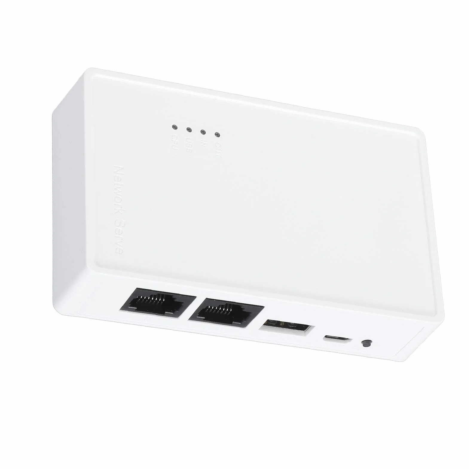 Ciciglow Serveur d'impression sans fil USB 2.0 480 Mbps Pont LAN 10/100 Mbps