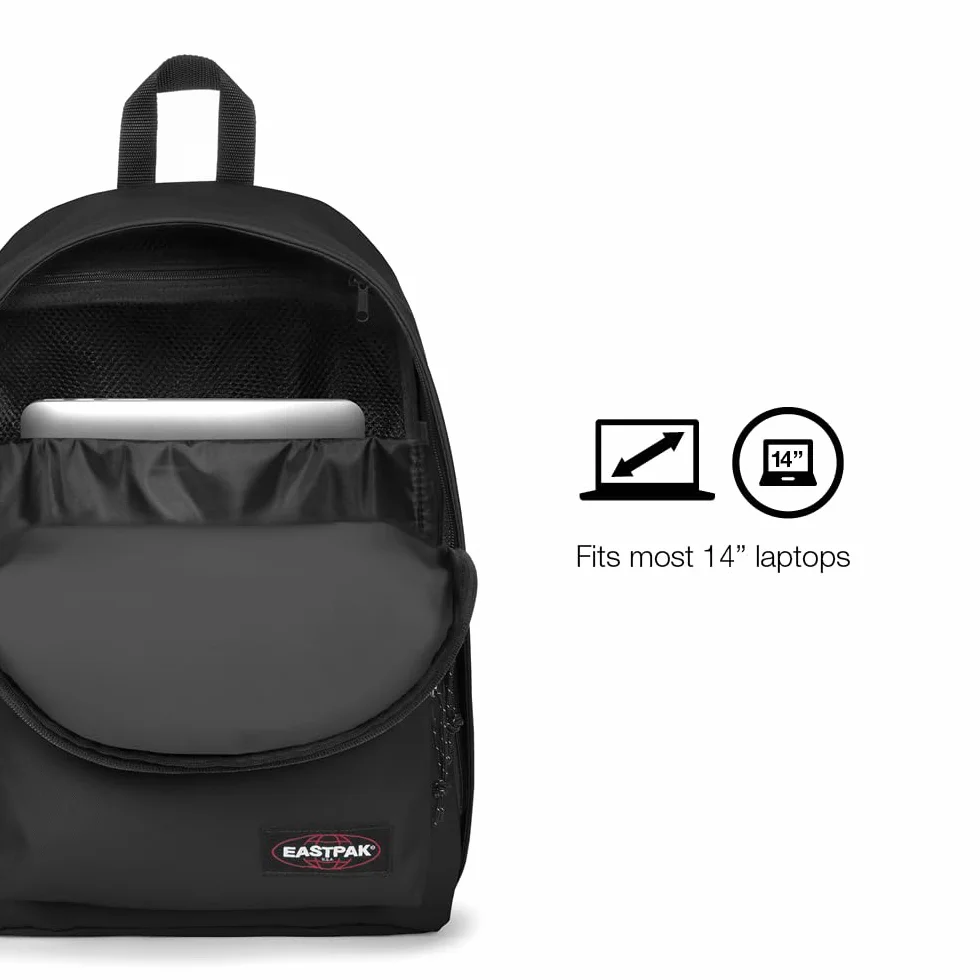 EASTPAK Out of Office Sac à dos 27L 44 x 29,5 x 22 cm compartiment ordinateur 13–15” BLACK