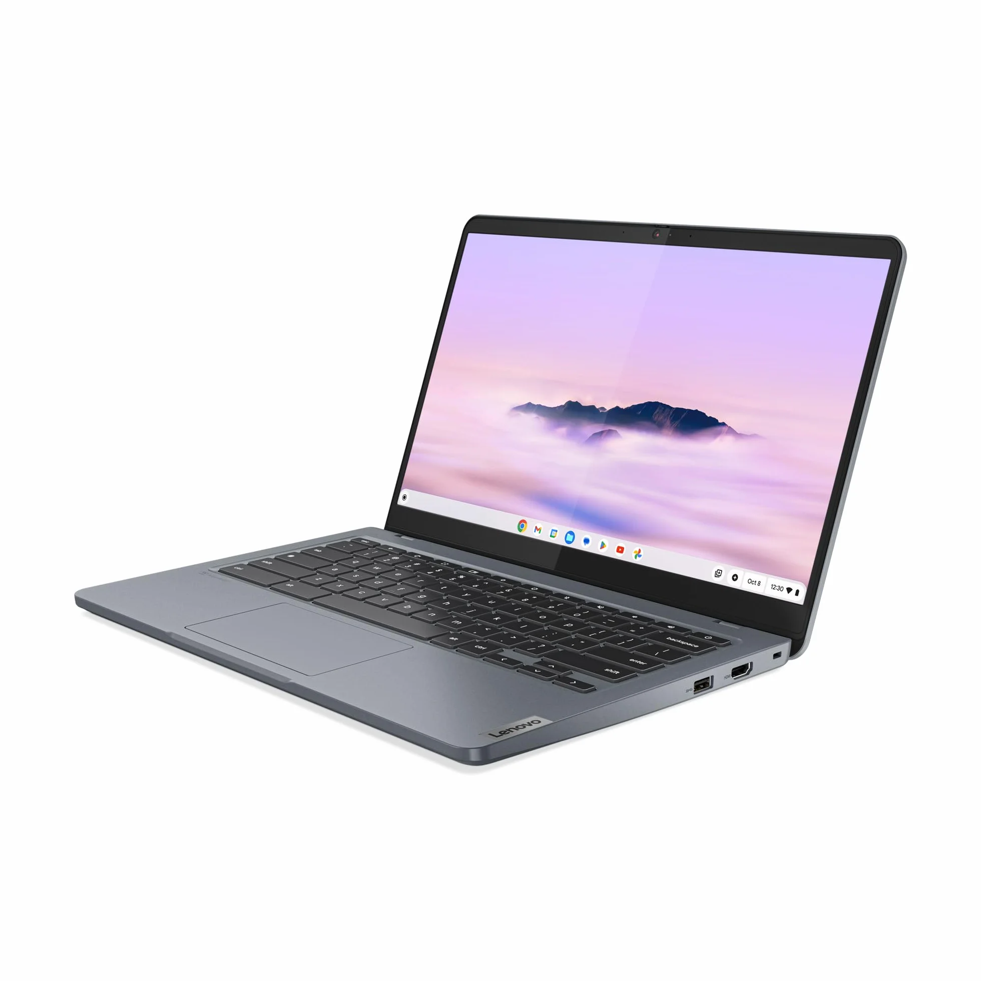 Lenovo Chromebook Plus IdeaPad Slim 3 14IAN8 Ordinateur Portable 14" FHD Intel Core i3-N305 RAM 8 Go eMMC 256 Go ChromeOS Clavier AZERTY FR Gris
