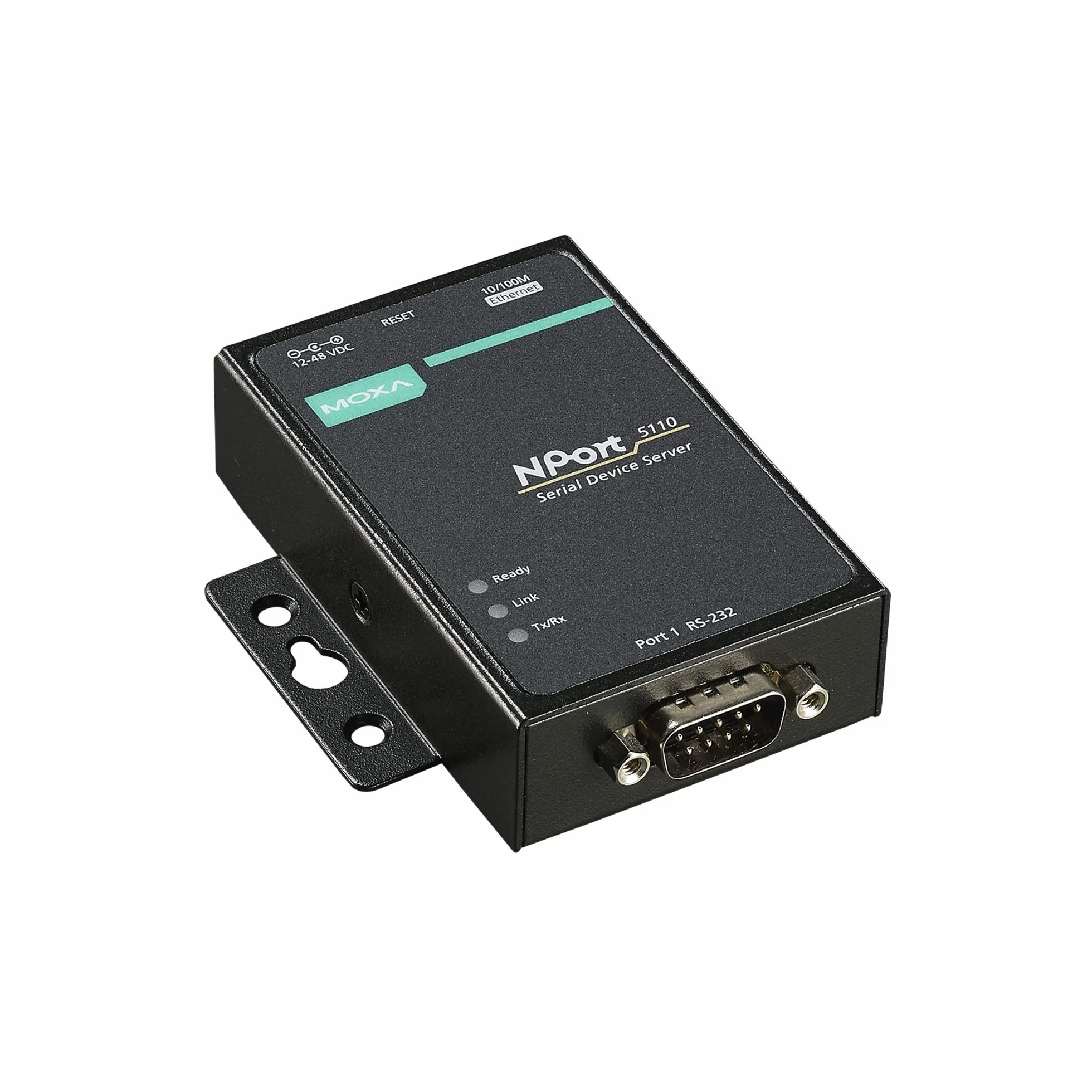 MOXA NPort 5110 Serial Device Server RS232 DB9 Ethernet 10/100