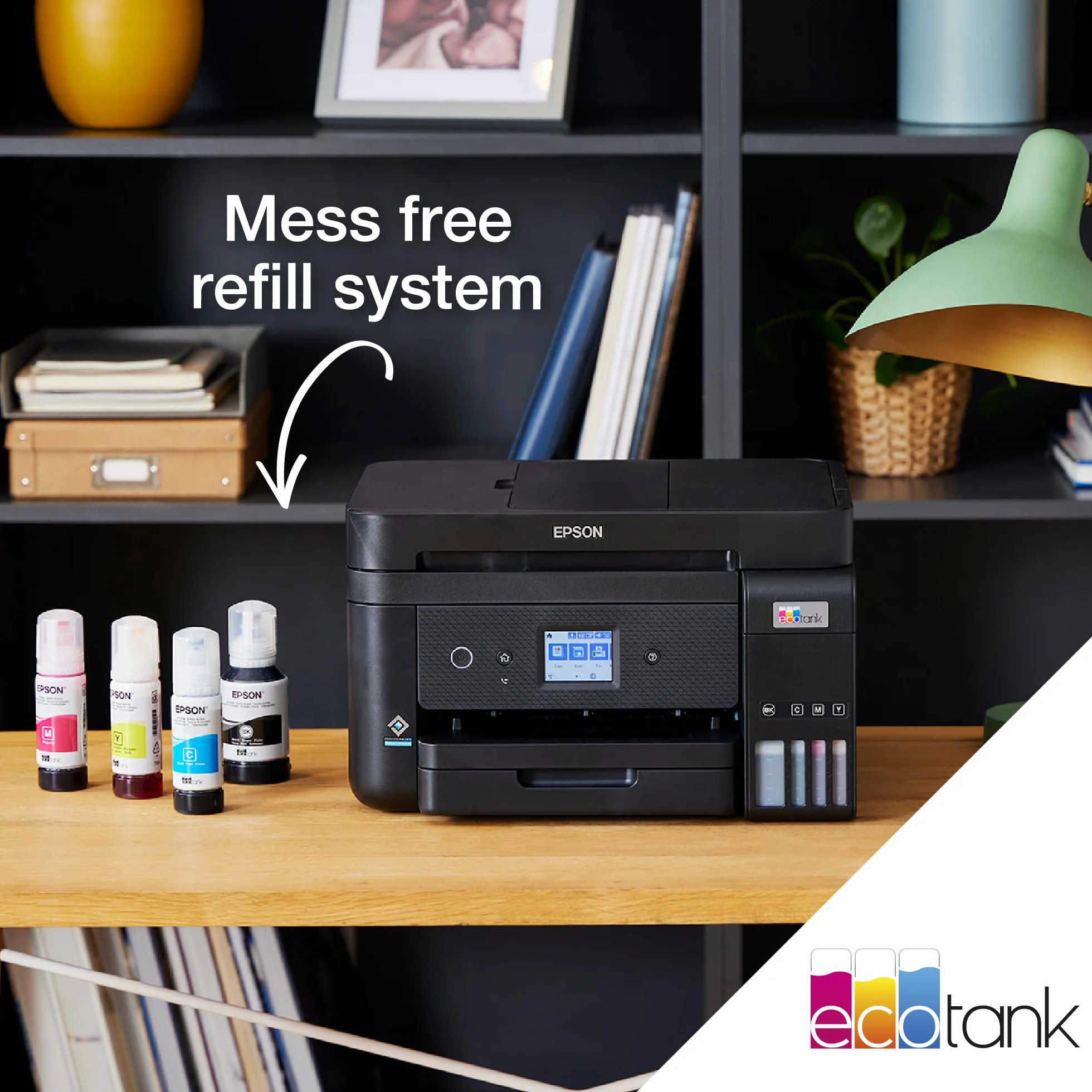 Epson EcoTank ET-3850 Imprimante Multifonction A4 Wi-Fi avec réservoir d'encre