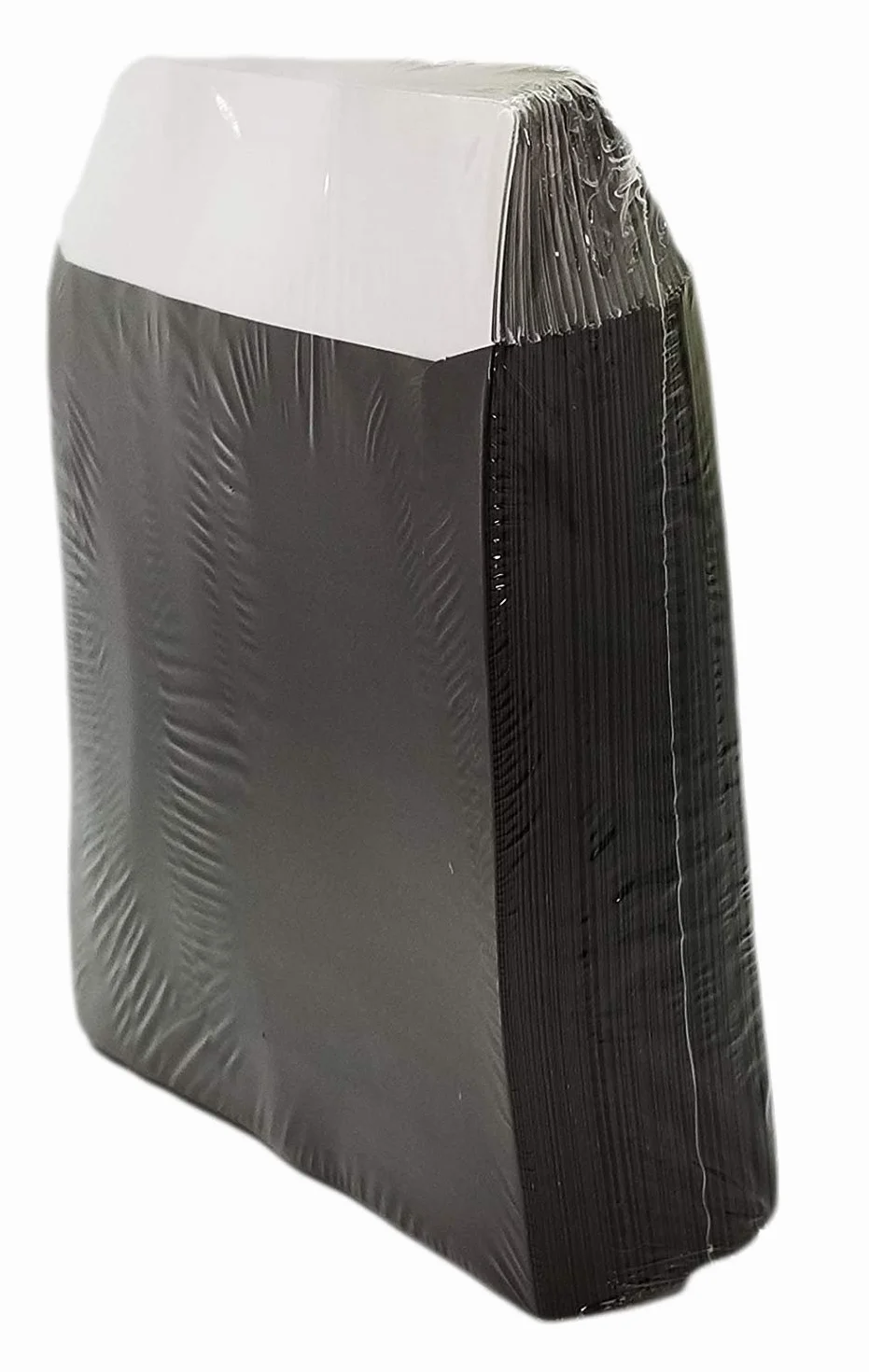 BestDuplicator CD/DVD Paper Media Sleeves with Flap and Clear Window 100 Sleeves