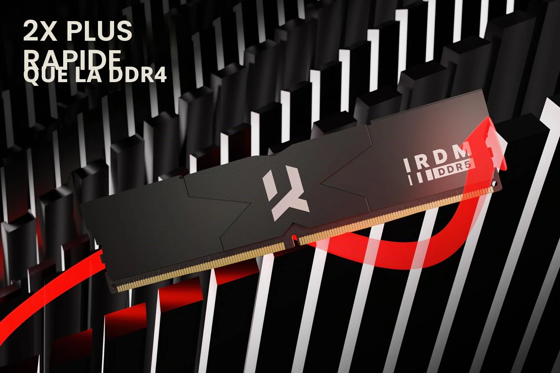 Goodram IRDM DDR5 2x16GB KIT 6000MHz CL30 SR DIMM Mémoire Interne Noire Argentée