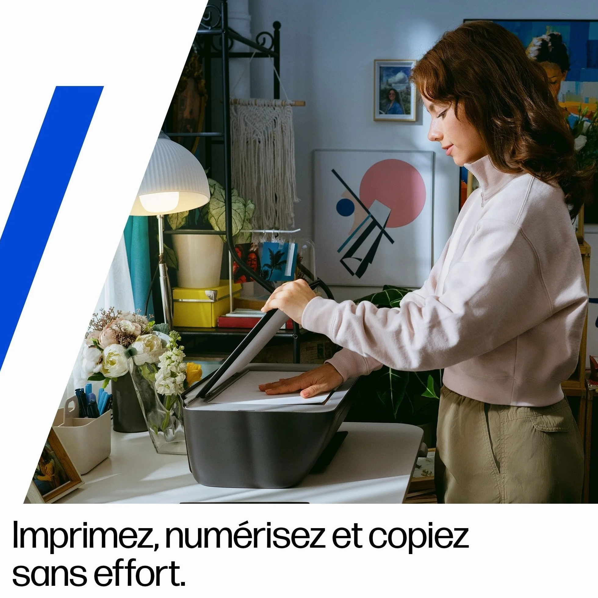HP DeskJet 2920 Imprimante Multifonction Jet d’Encre A4 Couleur Recto/Verso Manuel 7,5 ppm Wi-Fi Noire