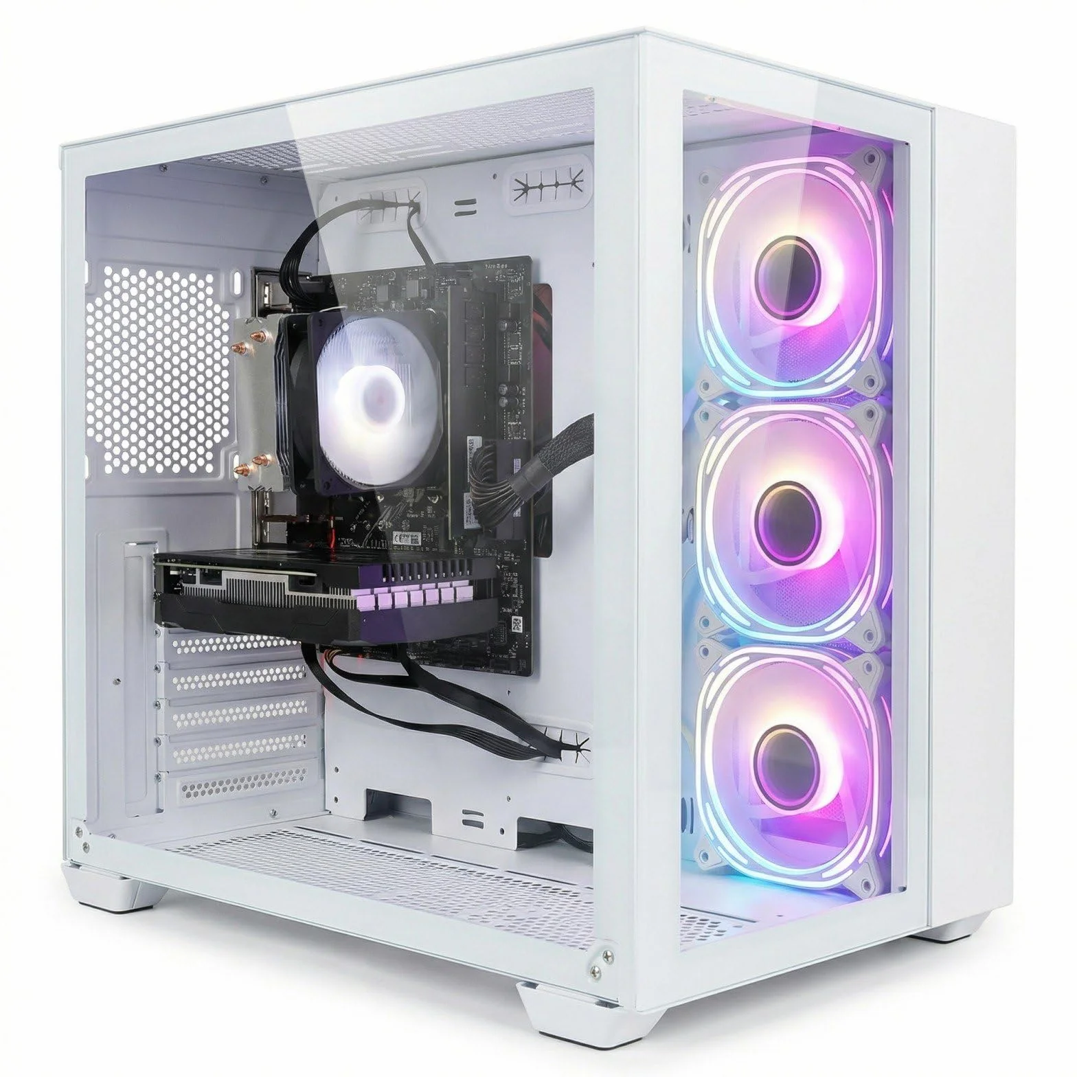 PC Gamer Fixe GeForce RTX 3050 6Go GDDR6 Ryzen 5 5500 32Go DDR4 1To SSD WiFi 6