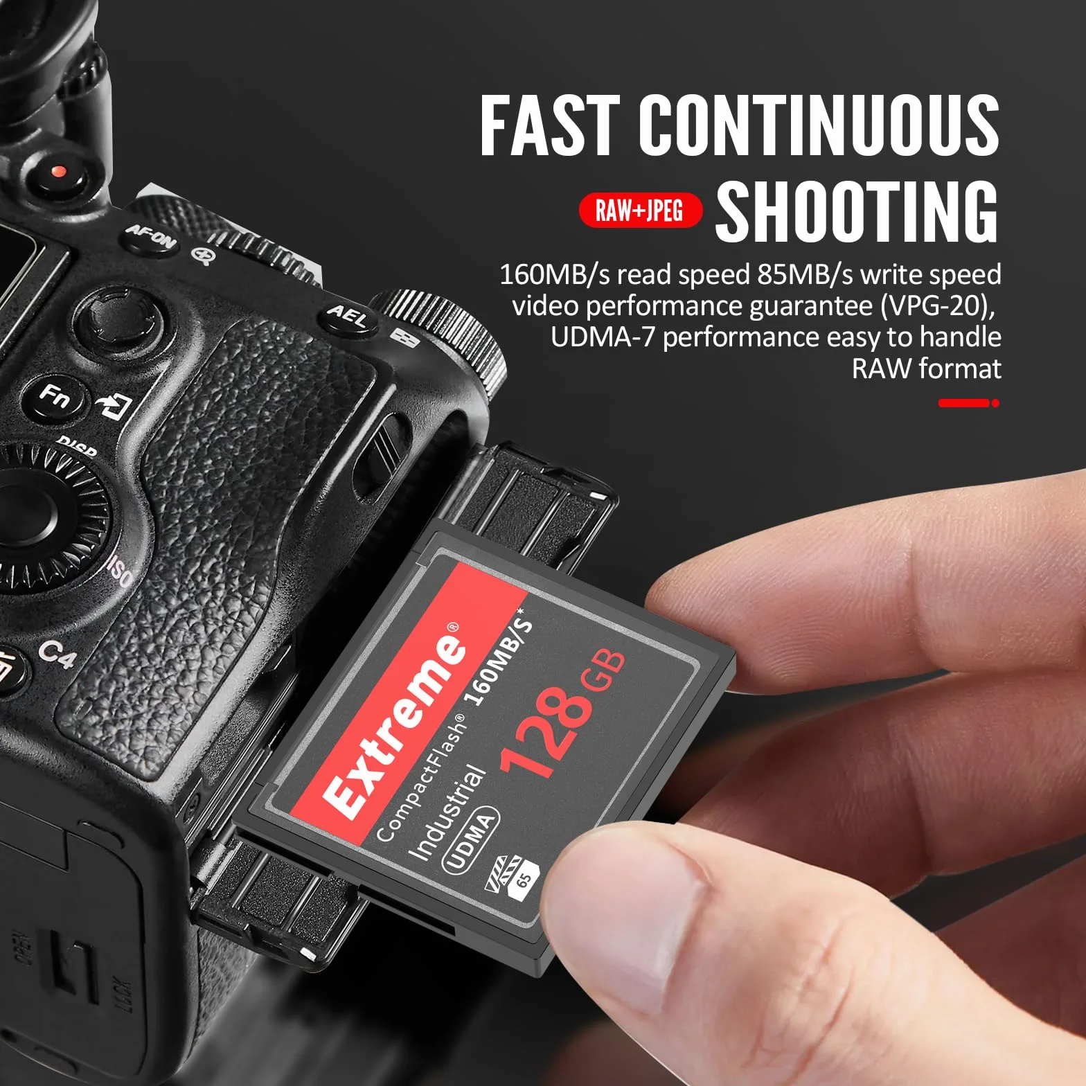Carte Compact Flash 64G pour Appareil Photo Numérique