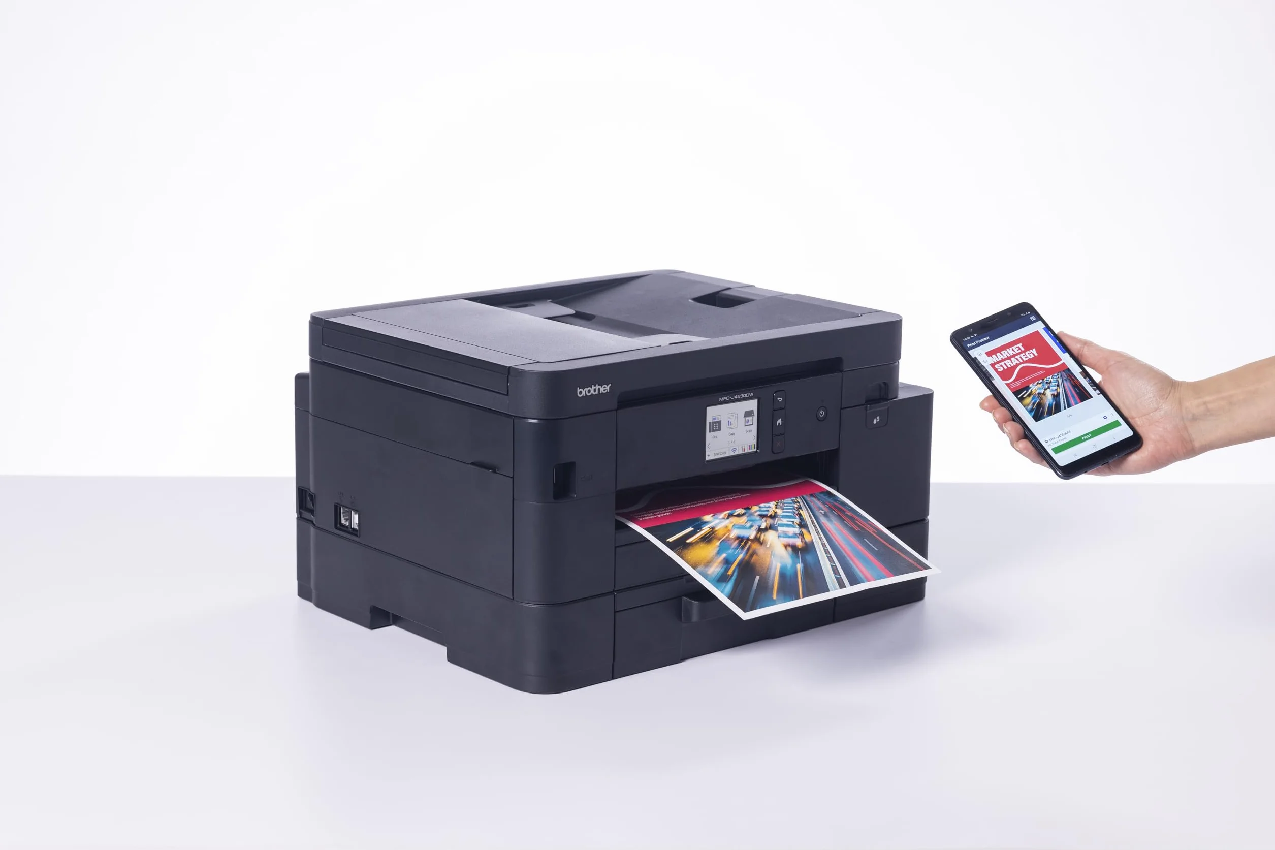 Brother MFC-J4550DW Imprimante Jet d'encre Multifonction 4-en-1 sans Fil