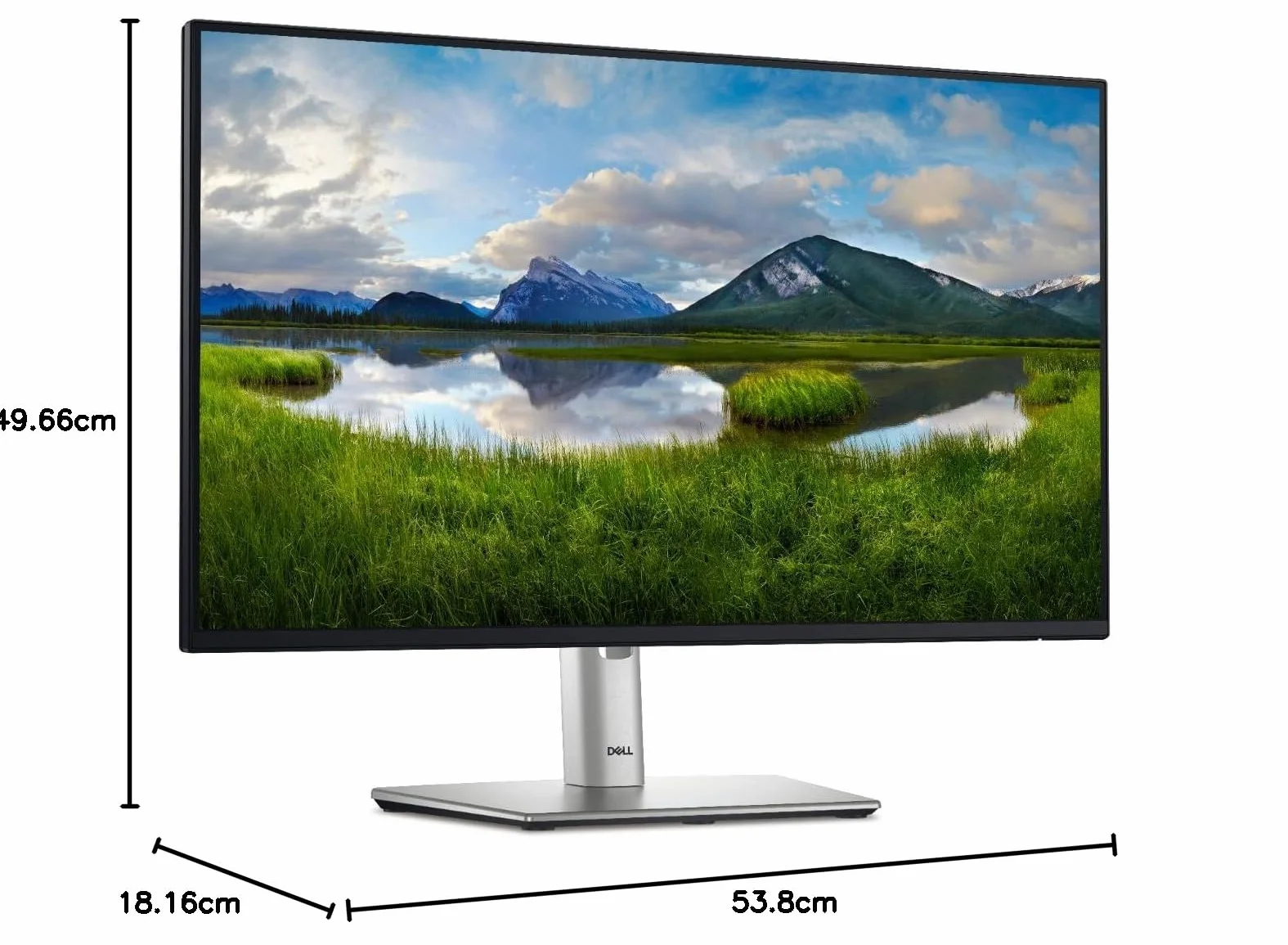 Dell P2425H 24" Full HD 100Hz IPS Monitor 5ms 99% sRGB USB-C DisplayPort HDMI VGA Noir