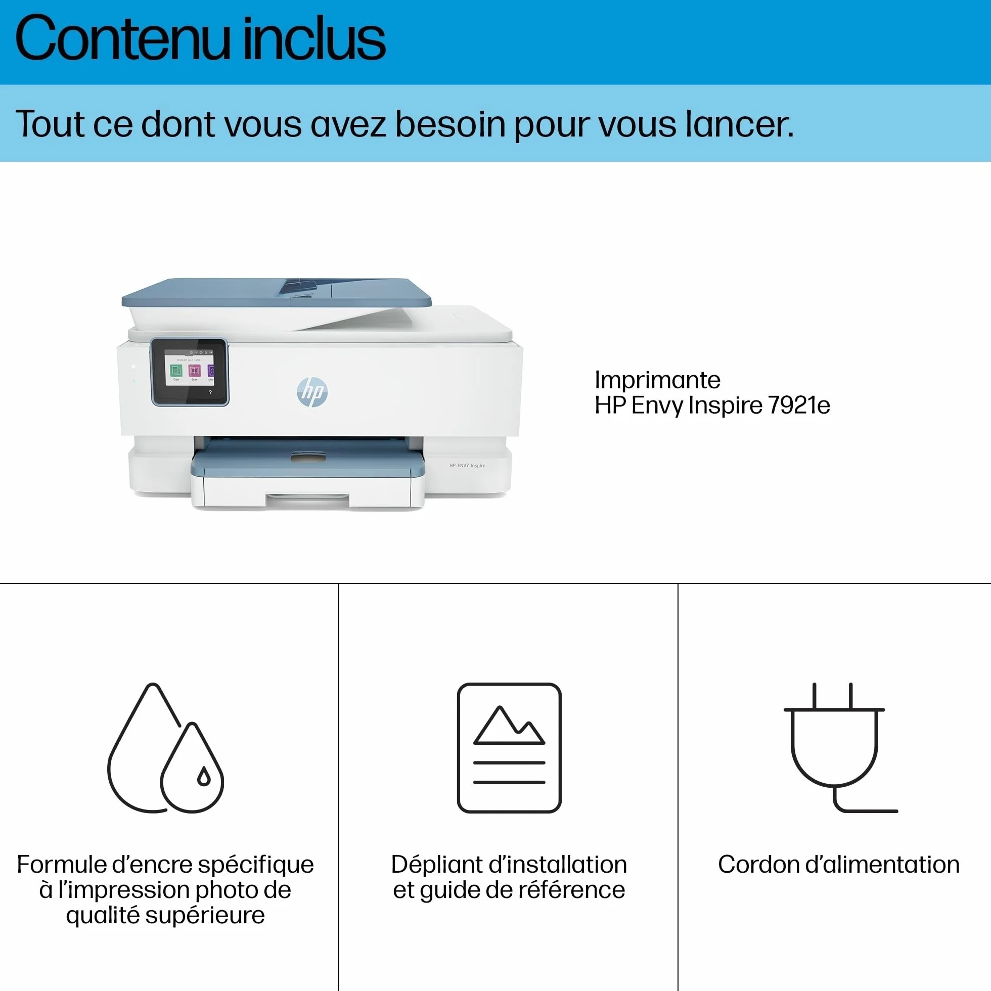 HP Envy Inspire 7921e Imprimante Tout-en-Un
