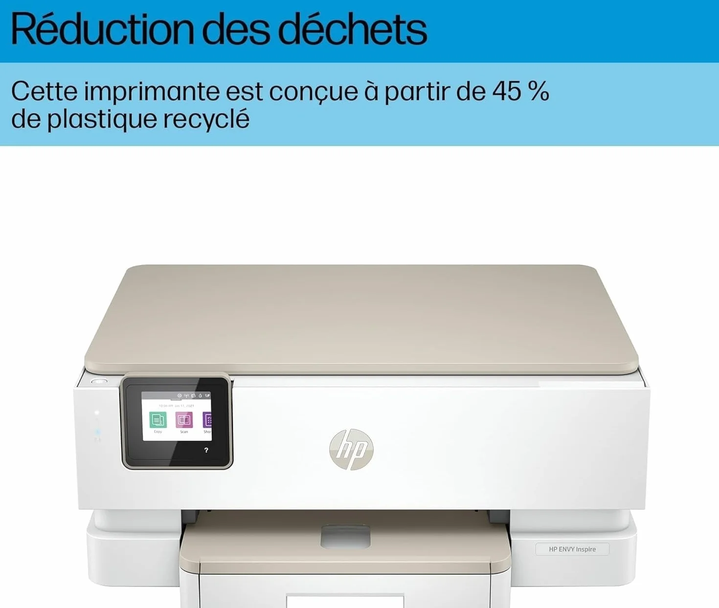 HP Envy Inspire 7220e Imprimante Multifonction Jet d'Encre A4 Couleur Recto Verso Automatique Wi-Fi