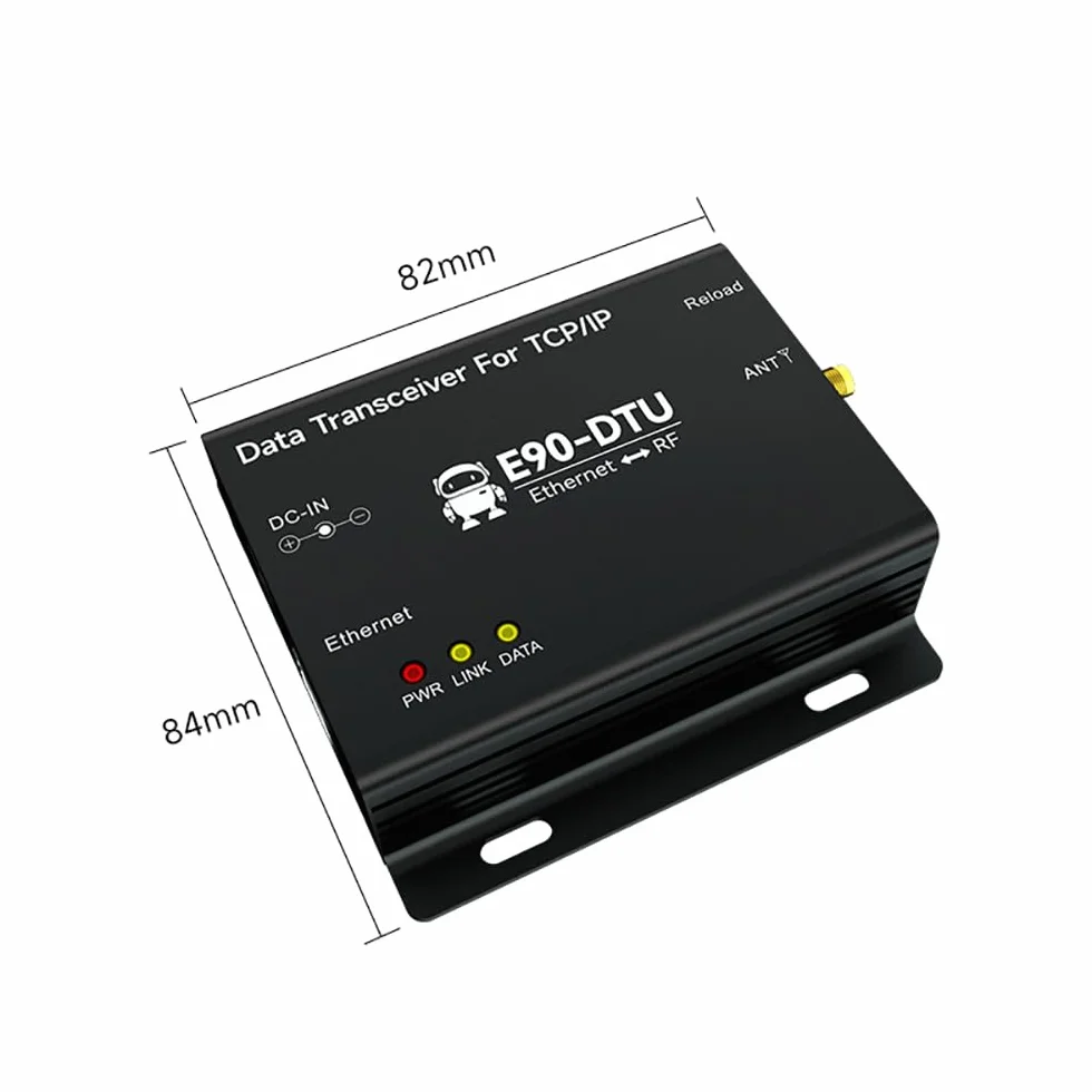Modem Ethernet Lora 433 MHz E90-DTU (433L30) 30dBm Longue portée 8 km RJ45 UDP MQTT HTTP TCP Industriel
