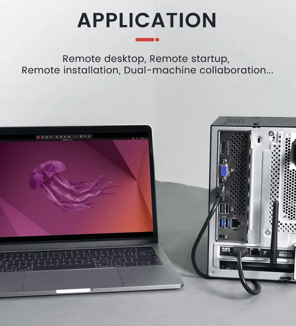 Sipeed NanoKVM Mini serveur de maintenance à distance 1TOPS NPU 1 GHz C906 RISC-V Linux PCIE