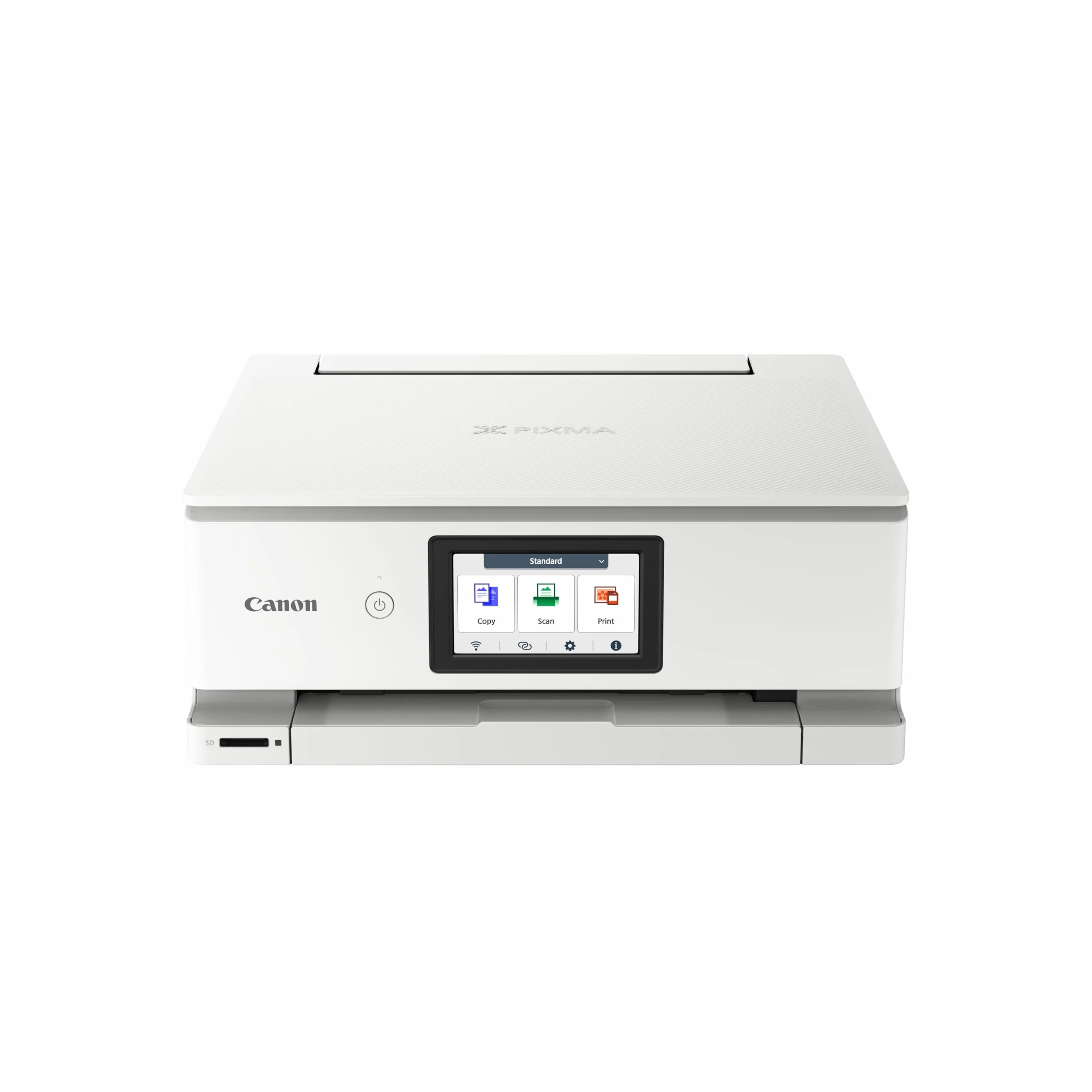Canon PIXMA TS8751 Imprimante Multifonction Jet d'encre Couleur WiFi Recto-Verso Scanner 6 Cartouches Blanc