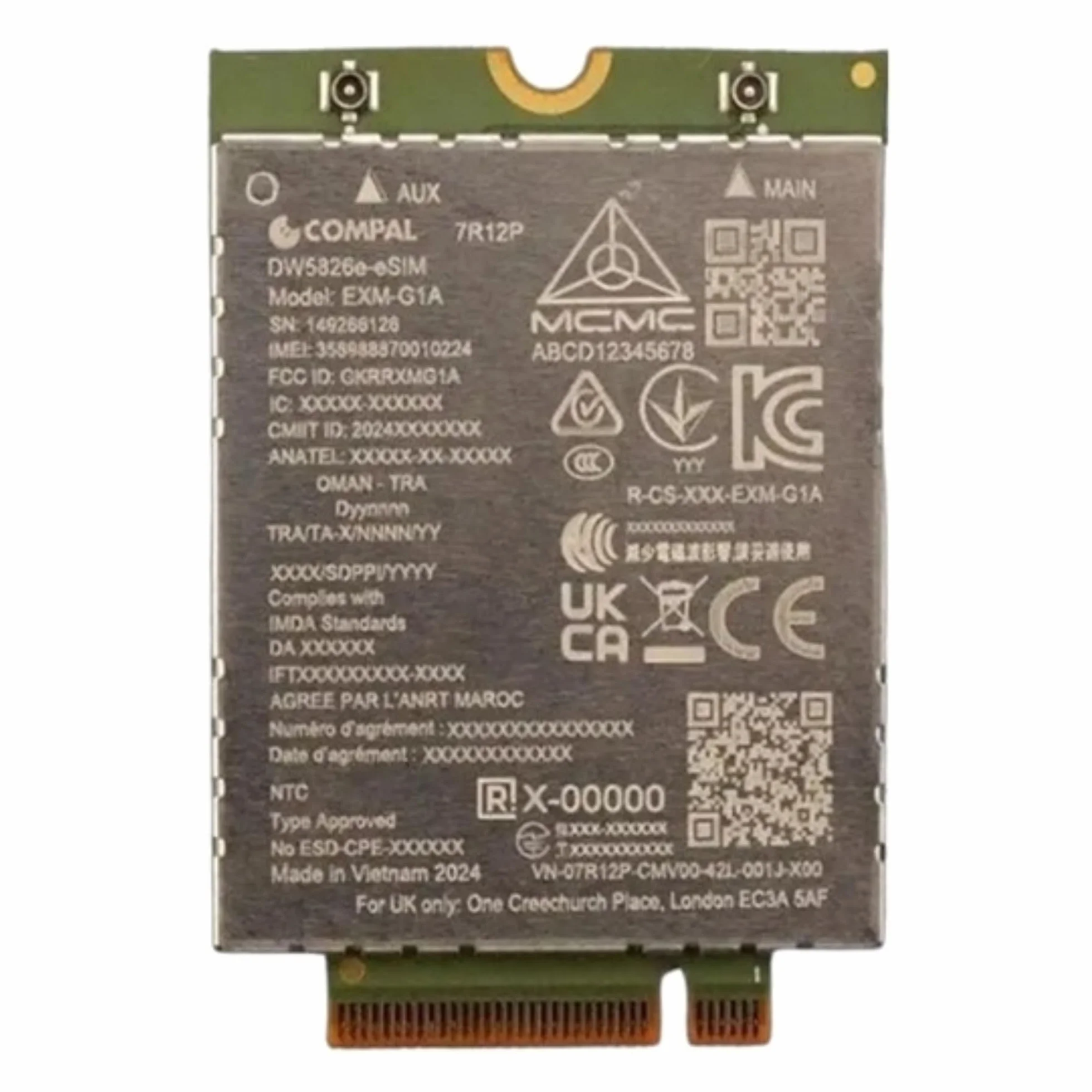 Dell DW5826E Modem Mobile sans Fil