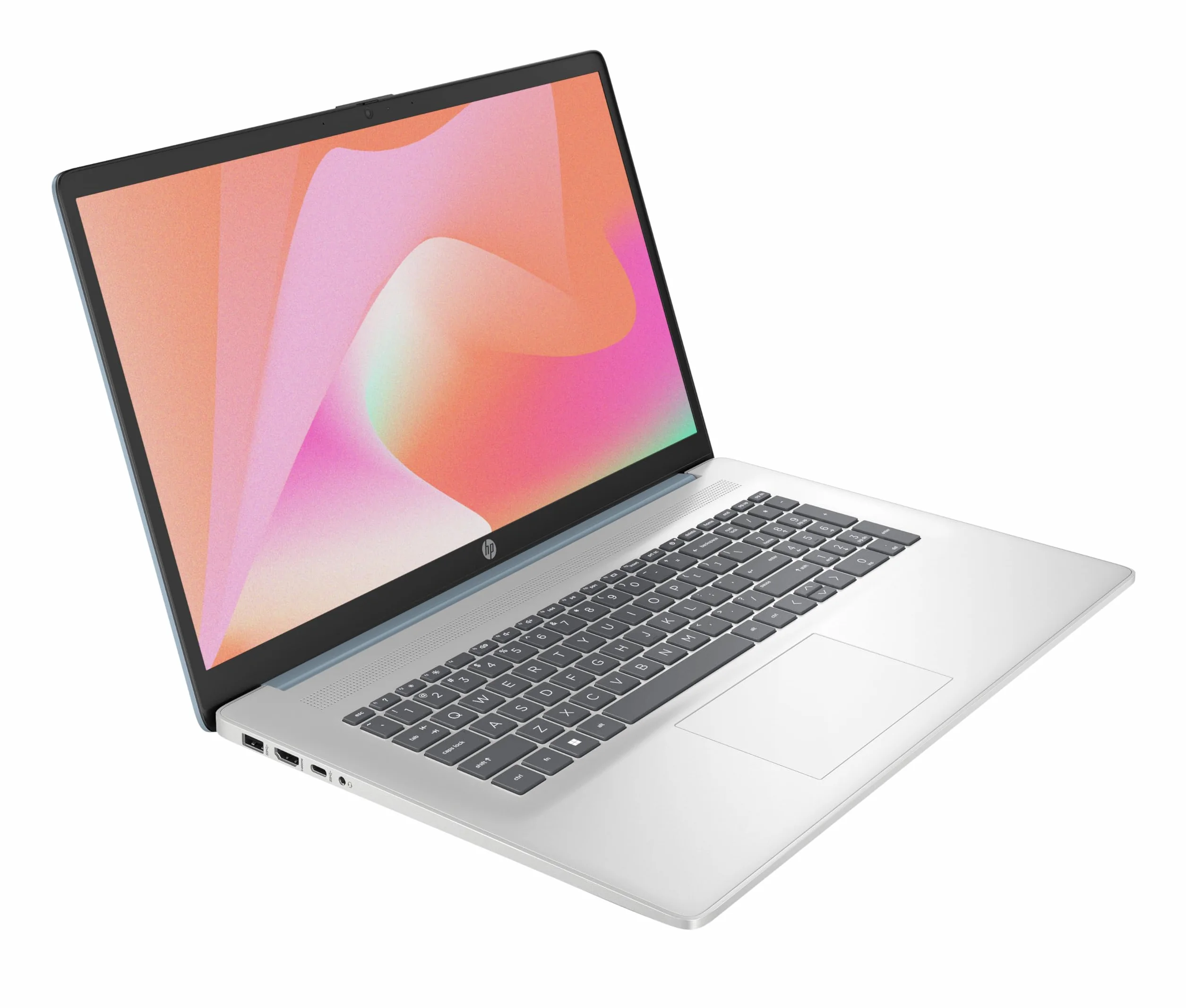 HP 17-cn3002sf Ordinateur Portable 17,3" HD+, Intel Core i3-N305, 8 Go RAM, 512 Go SSD, Intel UHD Graphics, Windows 11, Argent, Clavier AZERTY