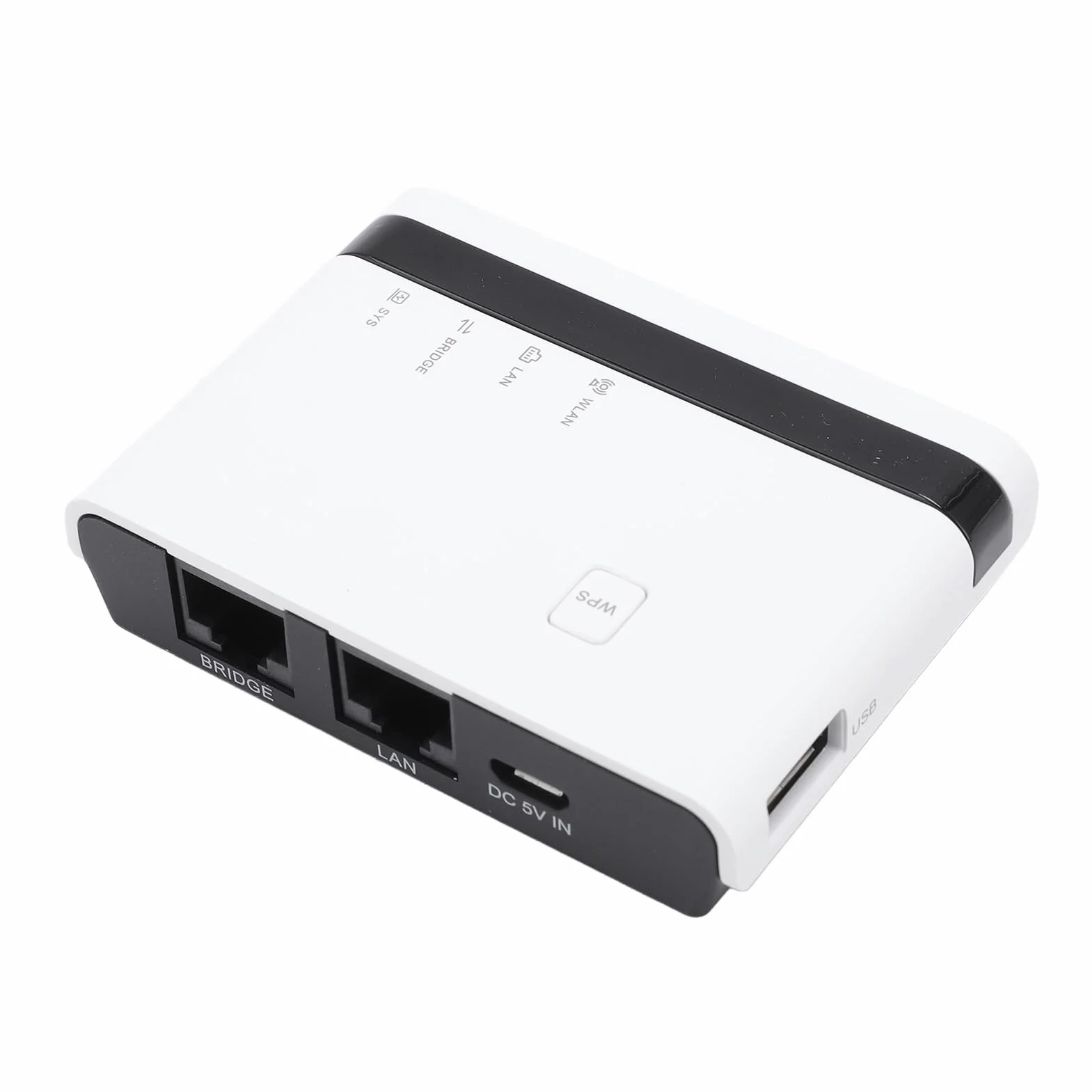 Serveur d'impression sans Fil 10/100 Mbps LAN Bridge USB 2.0 Adaptateur Prise UE