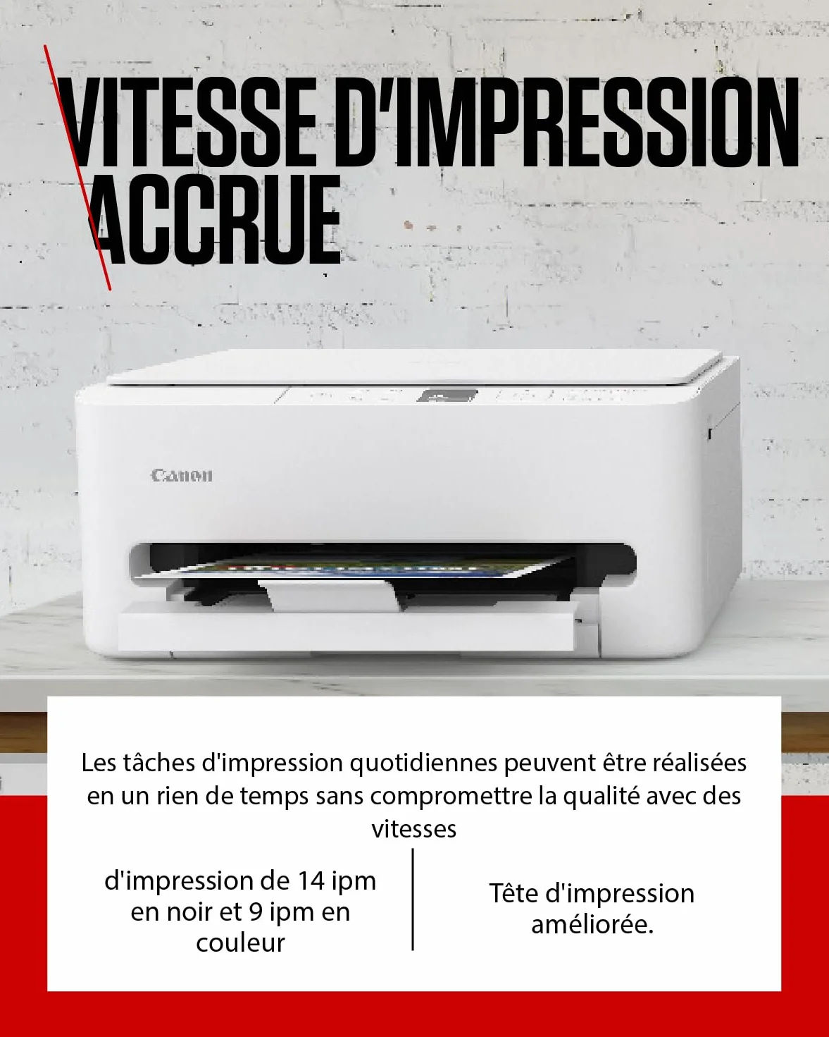 Canon PIXMA TS6550i Imprimante Jet d'Encre Multifonction Wi-Fi Recto Verso A4 10x15cm