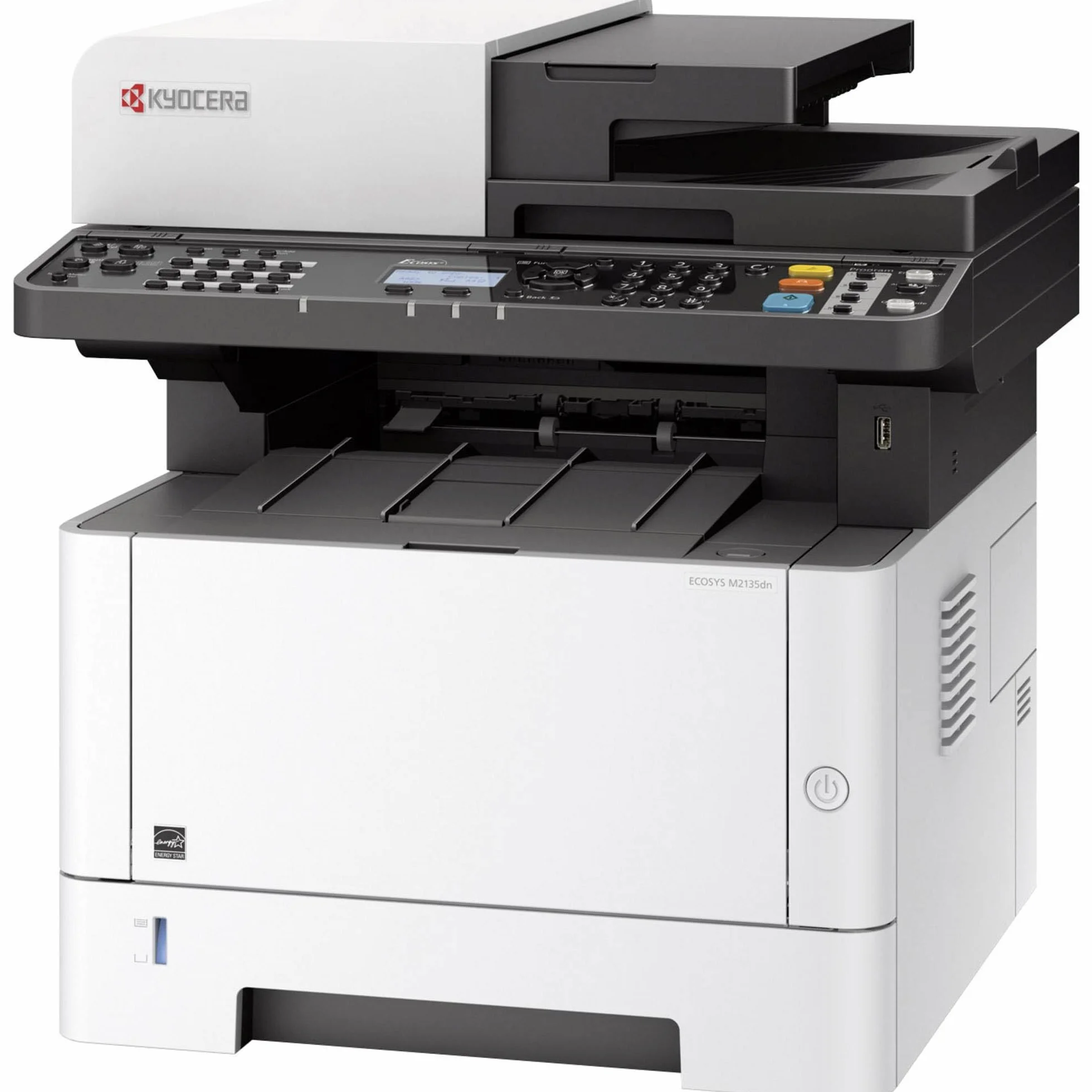 Kyocera Ecosys M2135dn Imprimante multifonction noir et blanc copie scanner support mobile