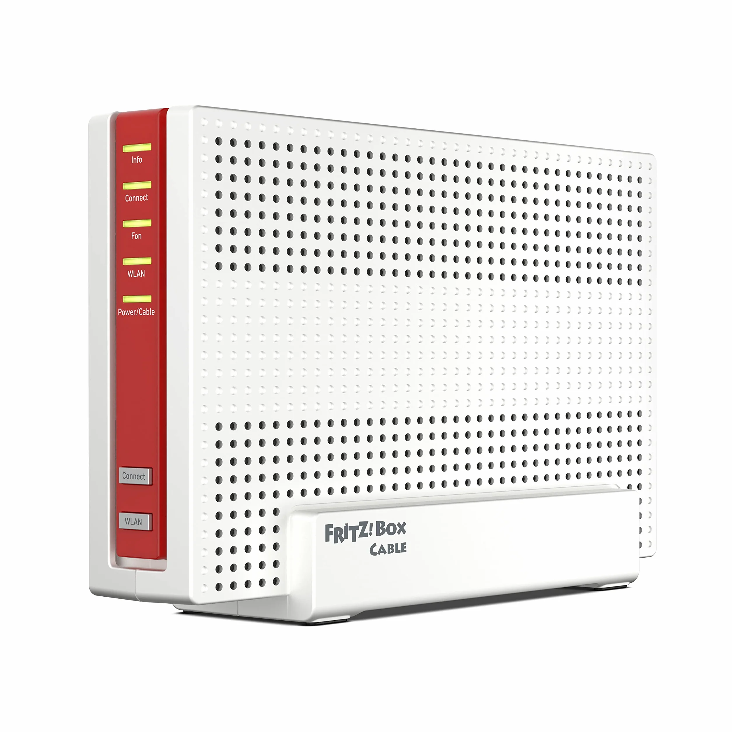 AVM FRITZ!Box 6690 Câble Modem DOCSIS 3.1 Wi-Fi 6 4x4 4800 Mbps 5 GHz 1200 Mbps 2.4 GHz LAN 2.5 Gigabit USB 3.0 Blanc Rouge