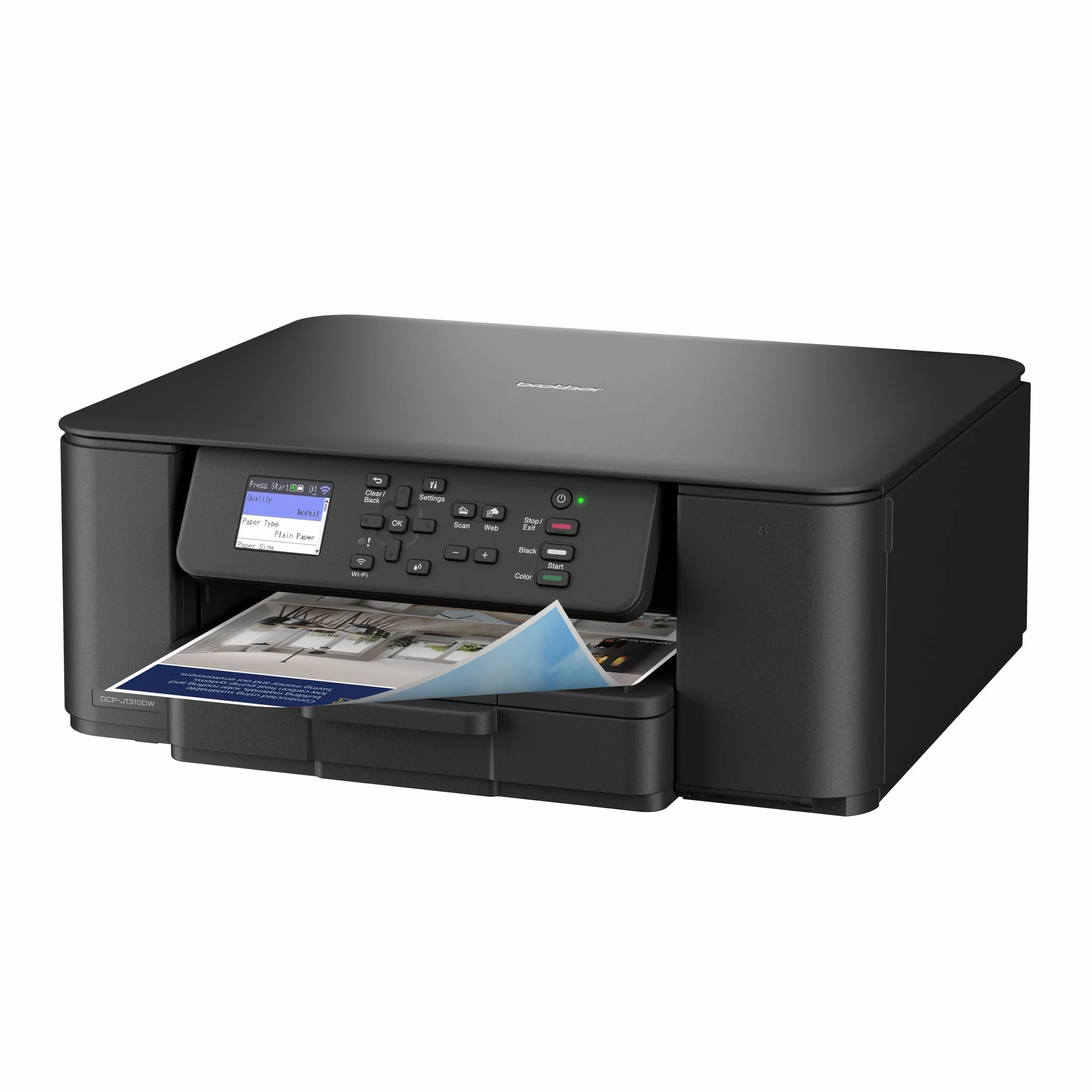 Brother DCP-J1310DW Imprimante Jet d'encre 3-en-1 sans Fil Compacte