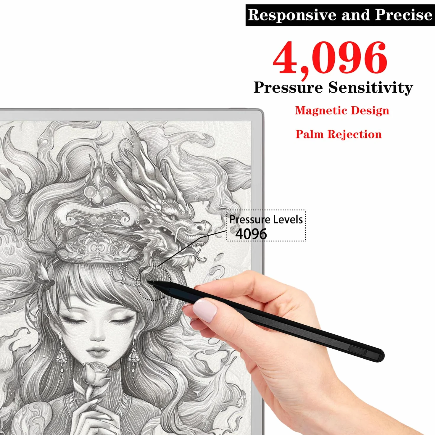 Stylet Dakexiong pour tablette en papier reMarkable 11,8" compatible