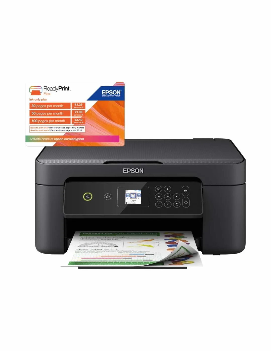 Epson Expression Home XP-3100 Imprimante Multifonction 3-en-1 A4 Jet d'encre Couleur Wifi Direct Recto verso