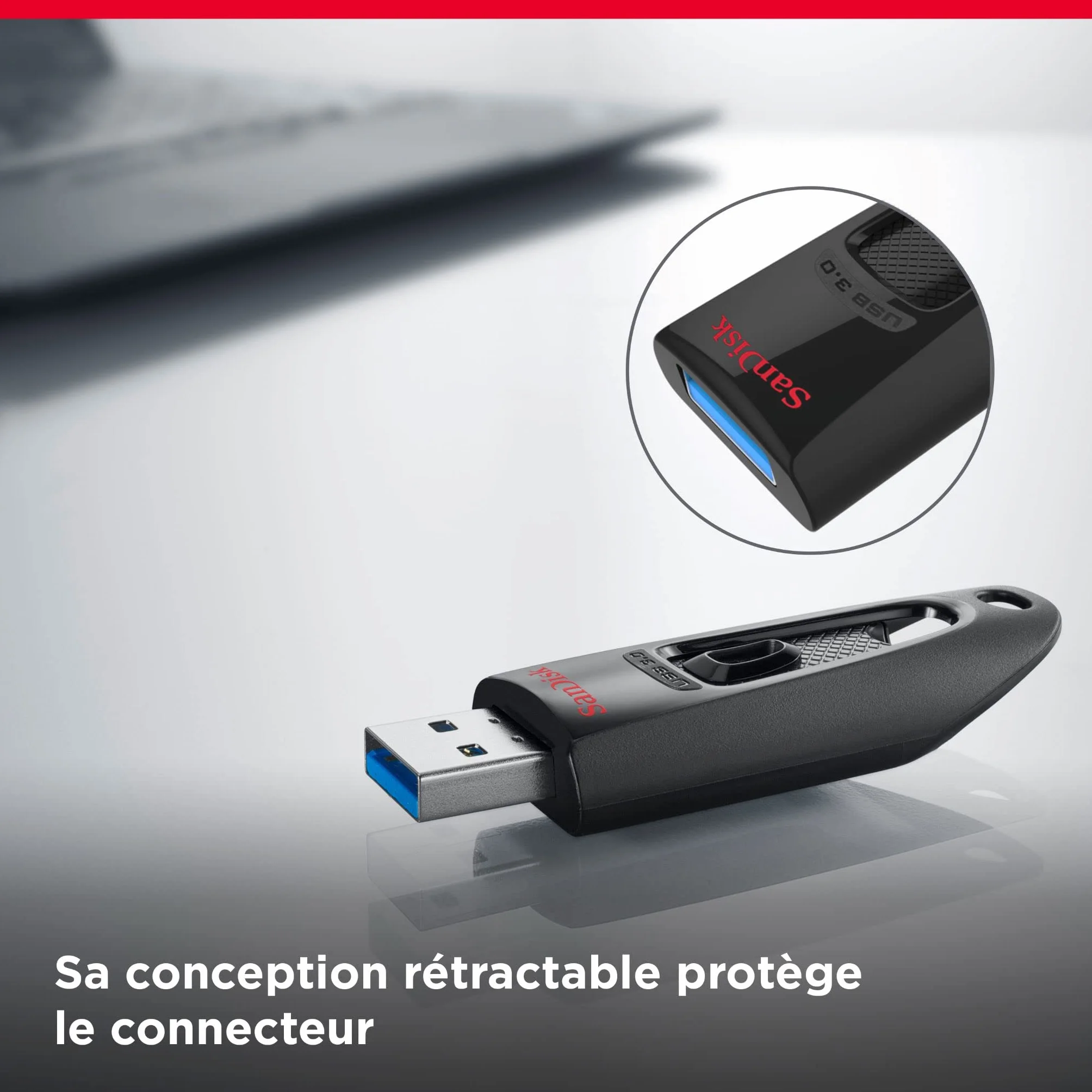 SanDisk Ultra 32 Go Clé USB 3.0 130 Mo/s Lot de 3