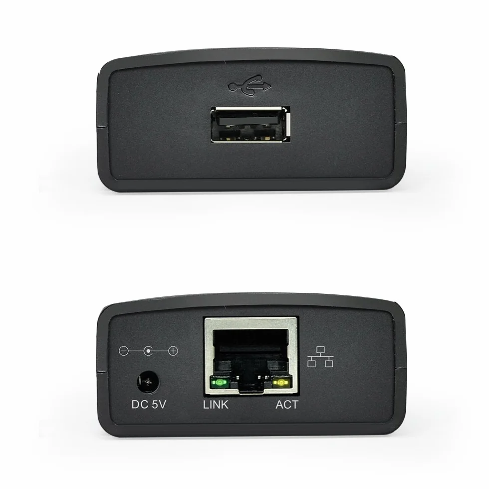 WAVLINK Serveur d'impression 10/100Mbps Ethernet vers USB 2.0 pour Windows