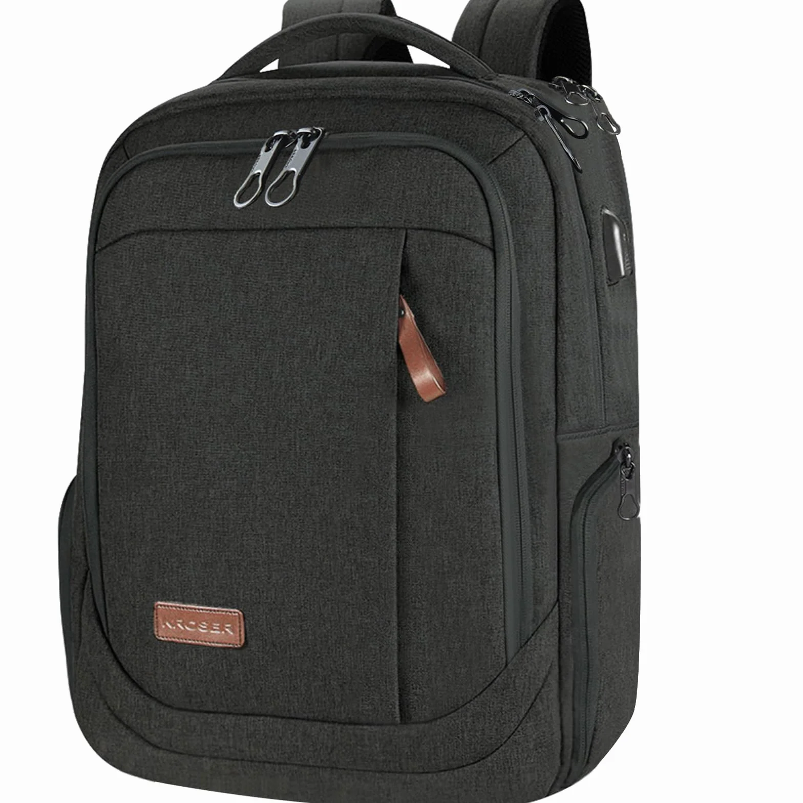 KROSER Sac à dos pour ordinateur portable 17,3" Antivol Voyage Affaires Université