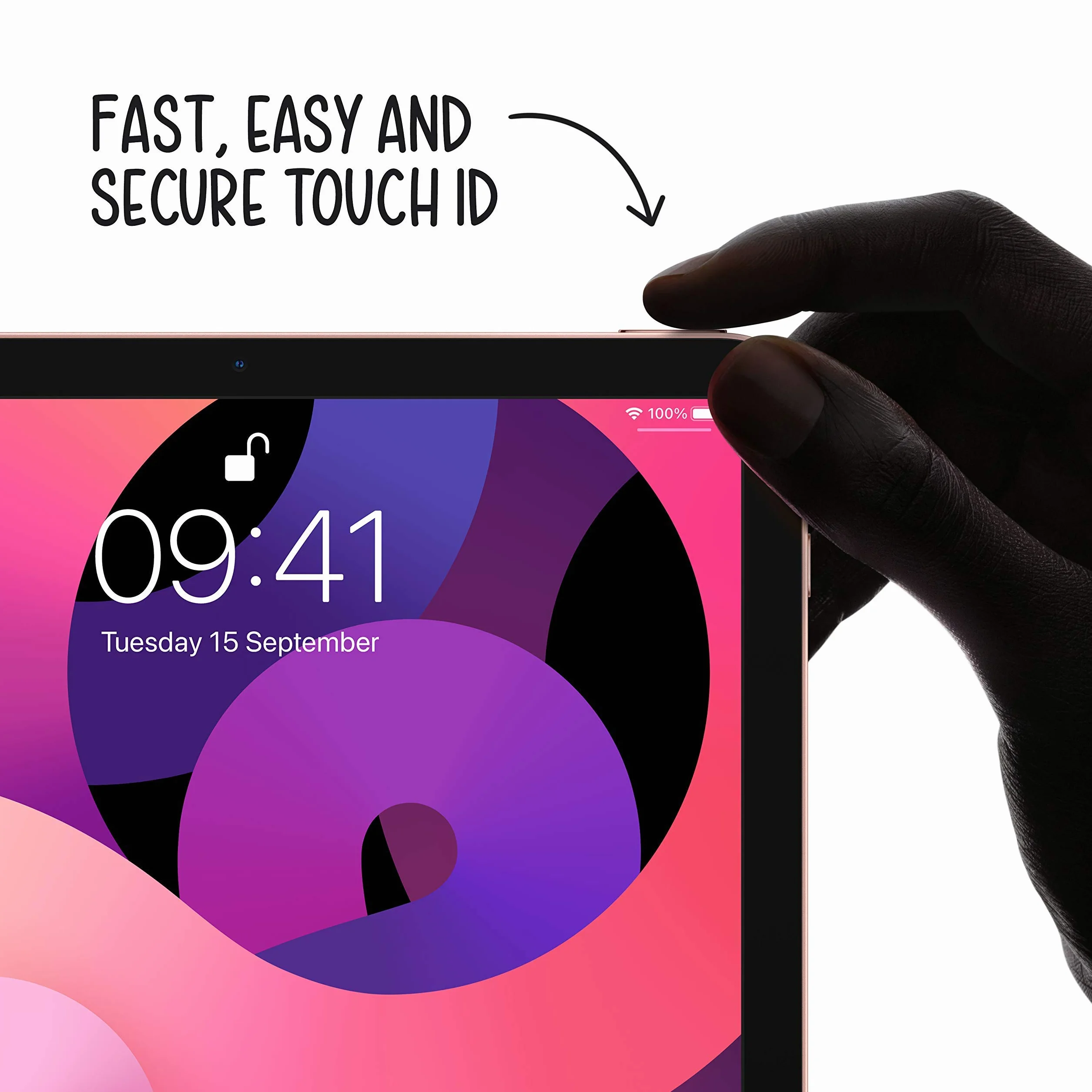 Apple iPad Air 10,9 pouces Wi-Fi 64 Go Gris Sidéral Reconditionné