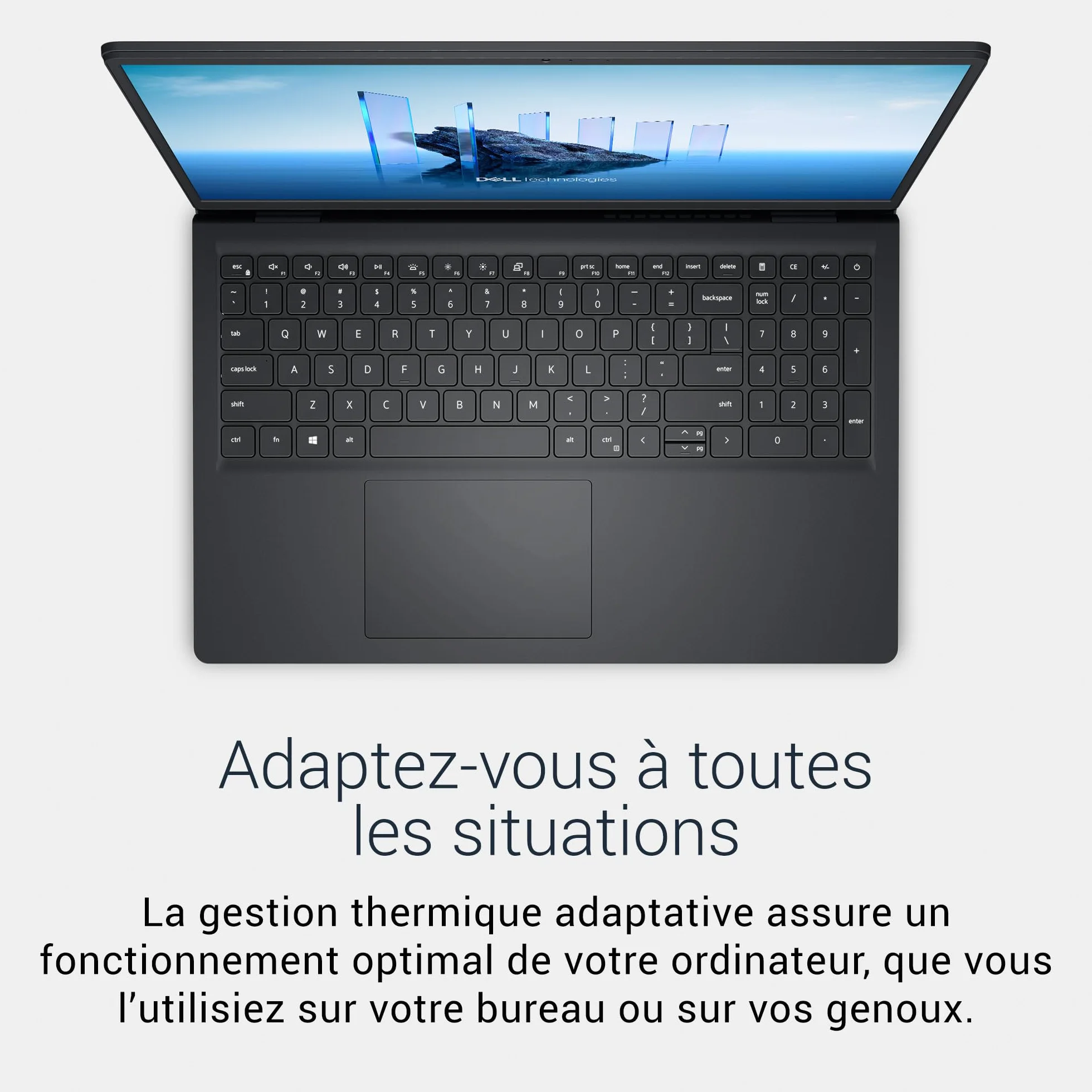 Dell Ordinateur Portable 15 15,6" FHD 120Hz Intel Core i7-1355U 16Go RAM 512Go SSD Windows 11 Home