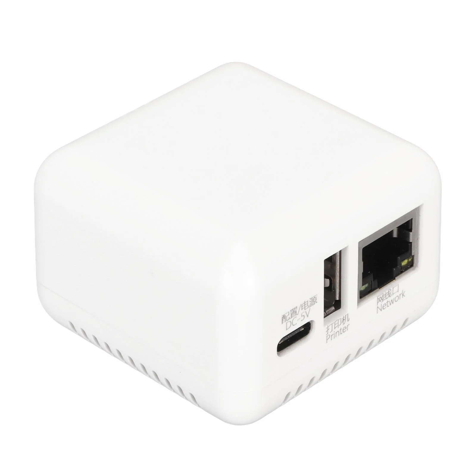 Serveur d'impression Réseau USB 2.0 LAN 5 V Adaptateur pour XP Prise UE