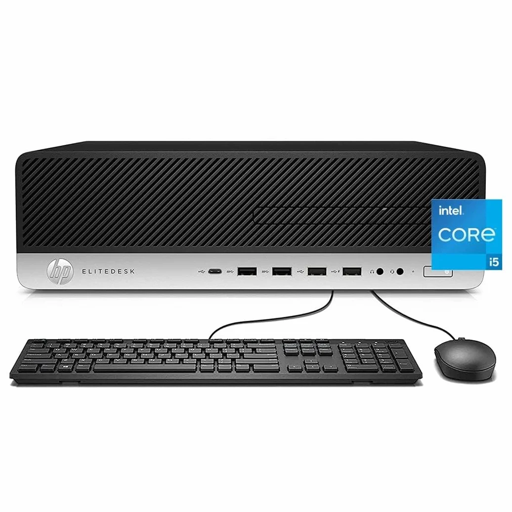 HP EliteDesk 800 G3 SFF Ordinateur de bureau Intel Core i5-6600 16 Go RAM SSD 256 Go WiFi Bluetooth Windows 11 Pro Reconditionné