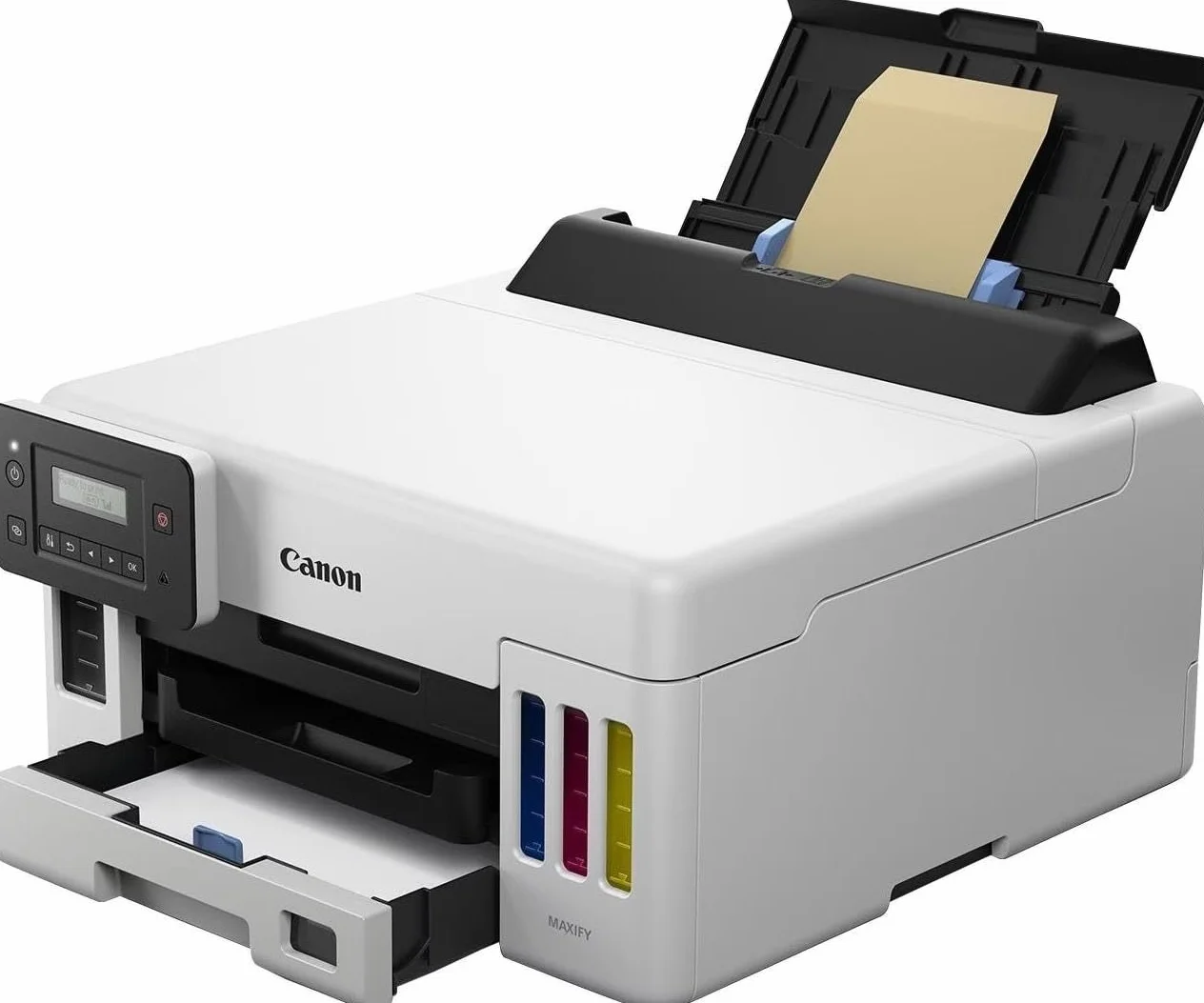 Canon MAXIFY GX5150 Imprimante à jet d'encre Wi-Fi Ethernet USB Réservoir Rechargeable Recto verso automatique LCD 15,5 ipm Couleur 24 ipm Noir