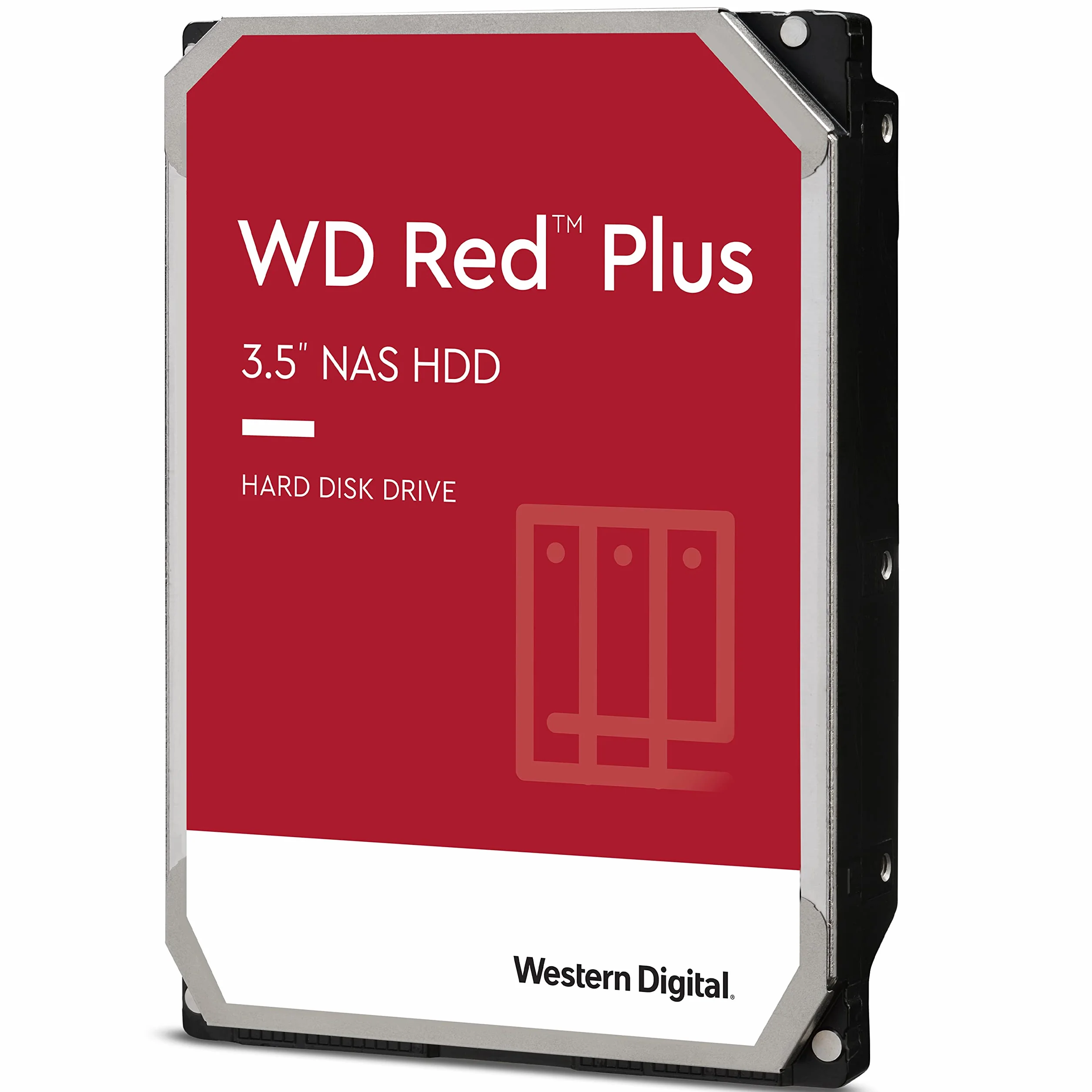 WD Red Plus 8 To NAS 3,5" Disque dur interne - Classe 7200 RPM, SATA 6 Gb/s, CMR, 256 Mo en cache