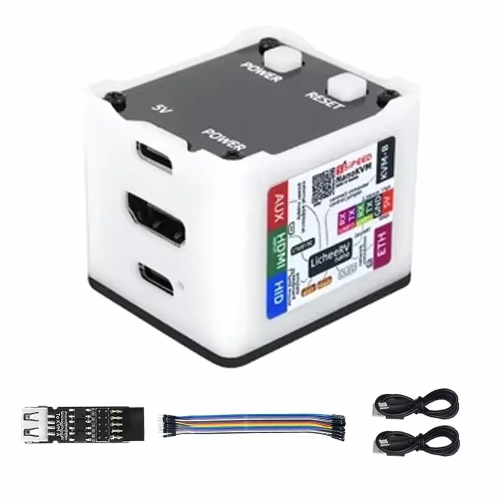 Sipeed NanoKVM Mini serveur d'exploitation et de maintenance à distance 1TOPS NPU 1 GHz C906 RISC-V USB HDMI