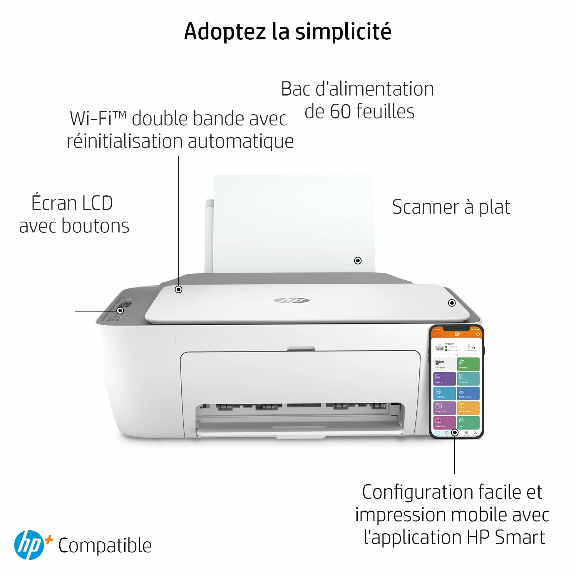 HP 2720e Impresora Multifuncion Wifi