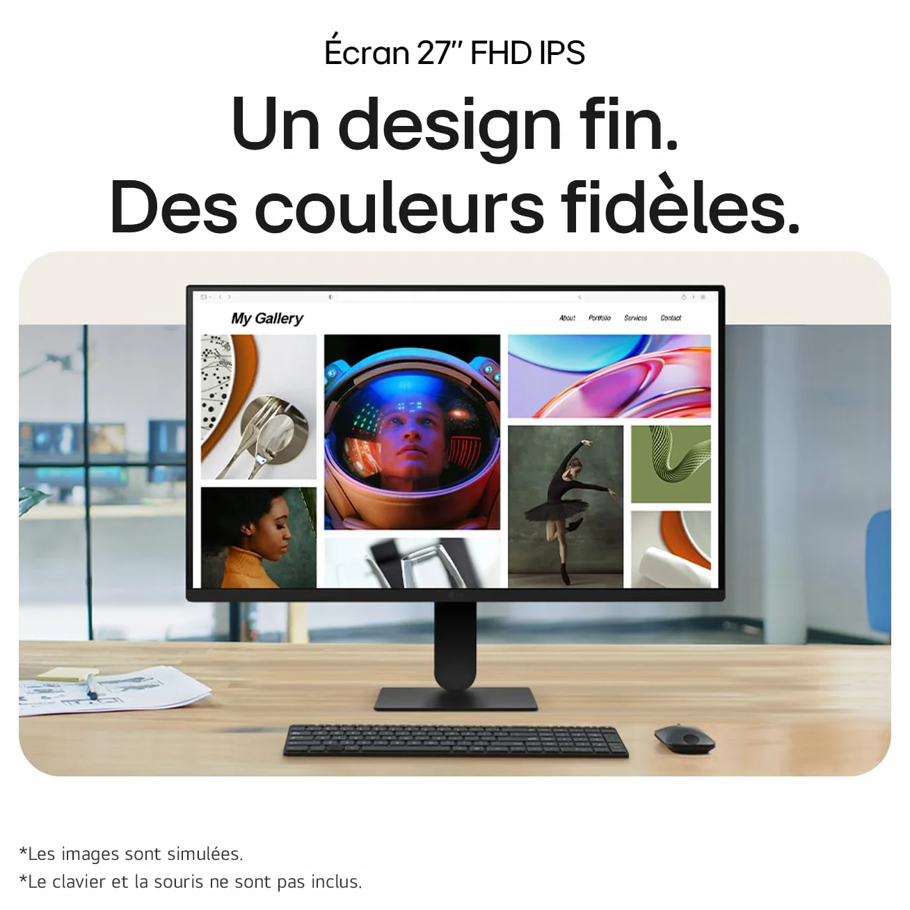 LG Ultrafine 27U411A-B Écran PC 27" IPS FHD 1920x1080 120Hz HDR10 DCI-P3 99%