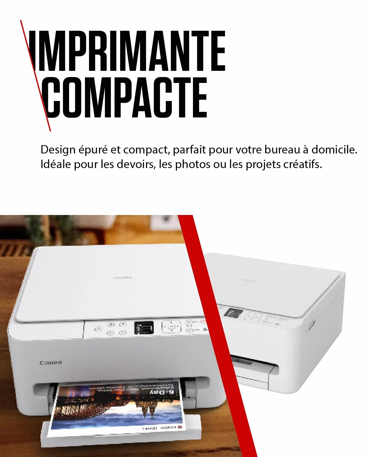 Canon PIXMA TS6550i Imprimante Jet d'Encre Multifonction Wi-Fi Recto Verso A4 10x15cm