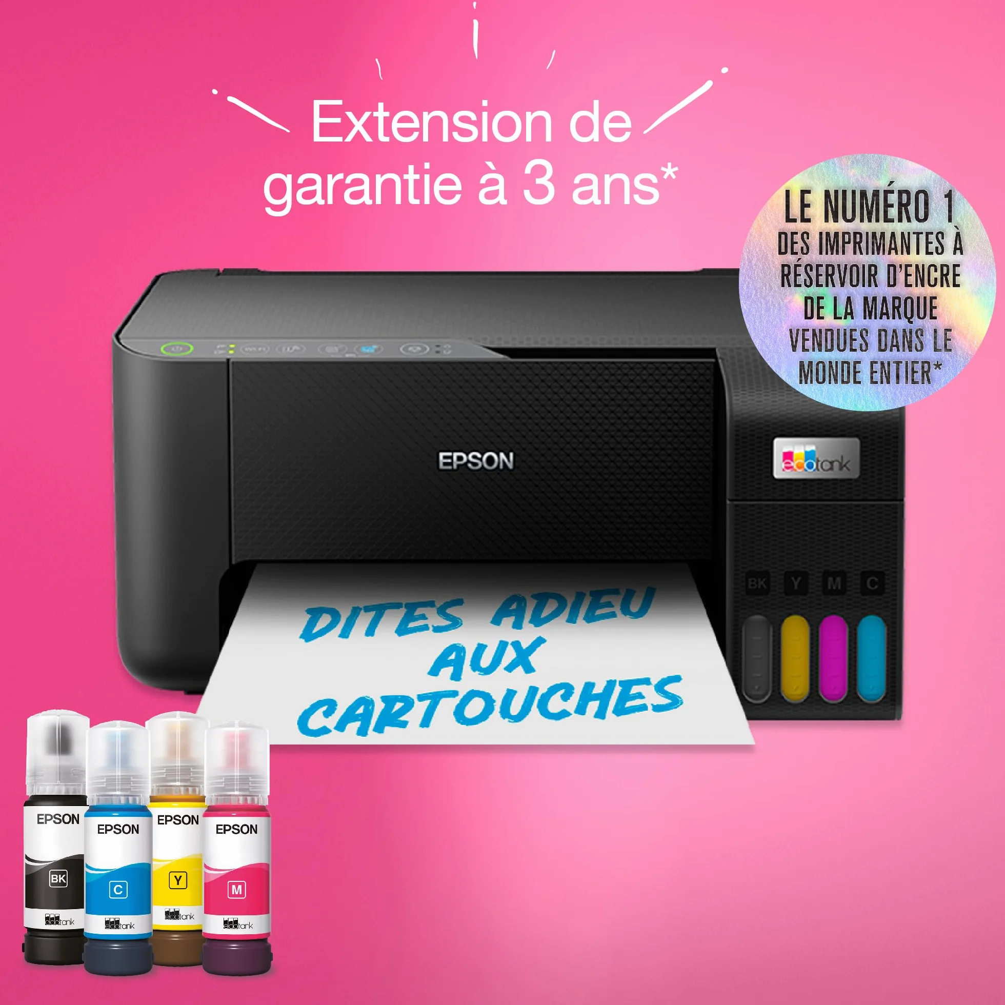 Epson ECOTANK ET2810 Imprimante Multifonction réservoir d'encre